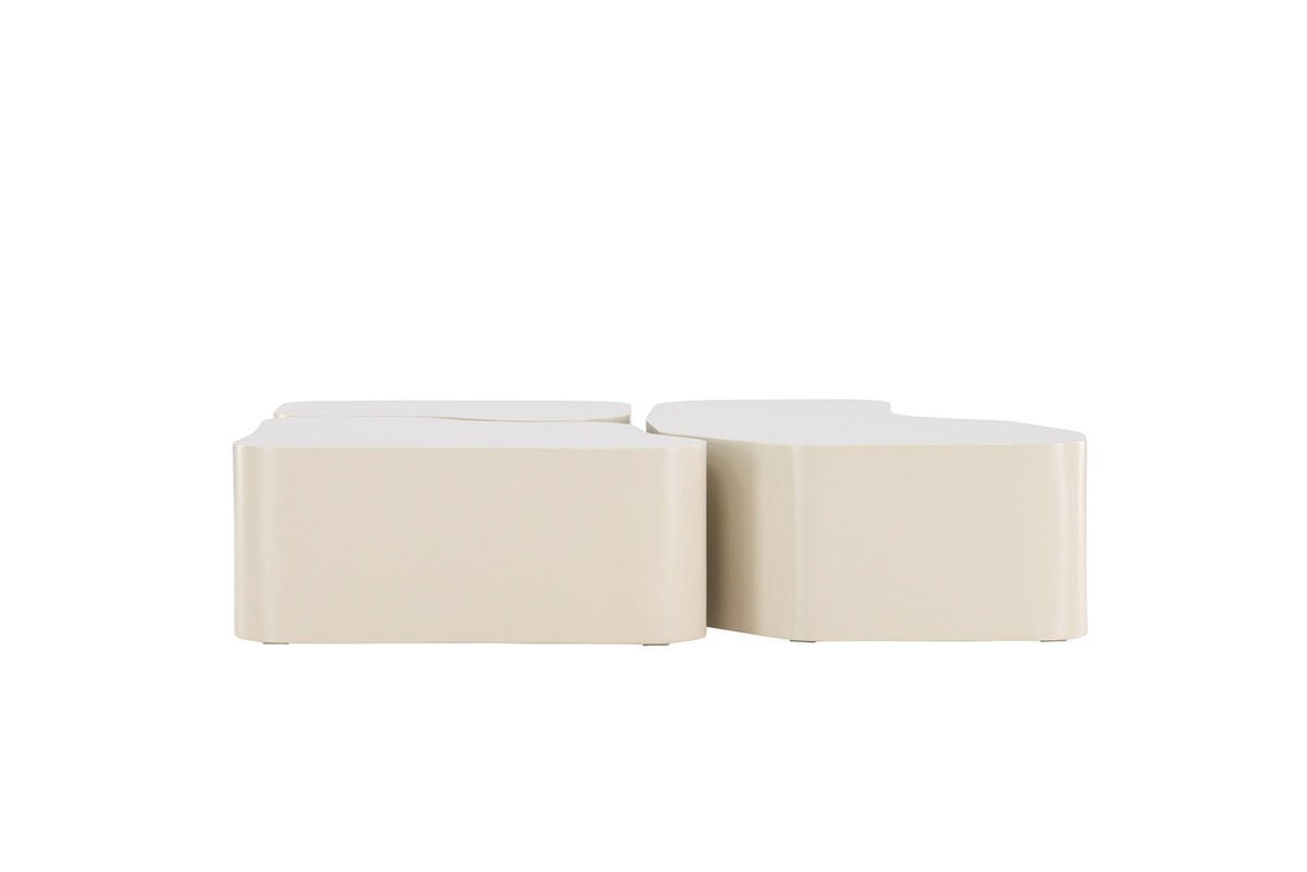 Nordland Coffee Tisch in Beige präsentiert im Onlineshop von KAQTU Design AG. Beistelltisch ist von Venture Home