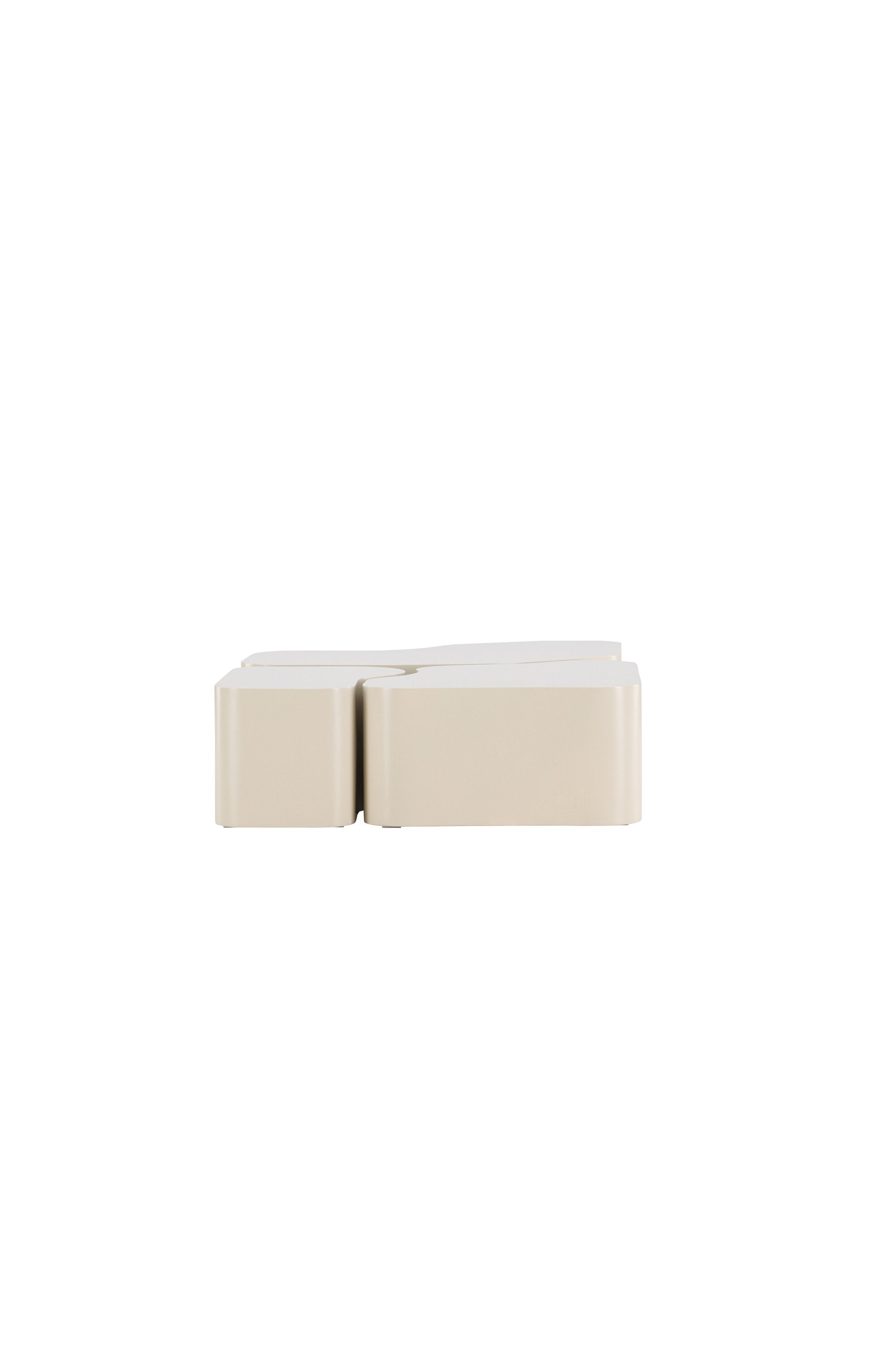 Nordland Coffee Tisch in Beige präsentiert im Onlineshop von KAQTU Design AG. Beistelltisch ist von Venture Home