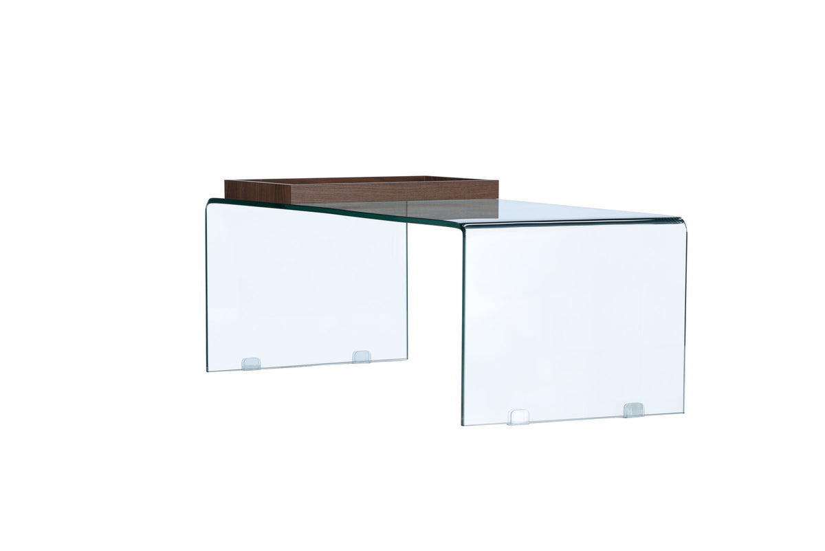 Telemark Coffee Tisch in Transparent präsentiert im Onlineshop von KAQTU Design AG. Beistelltisch ist von Venture Home