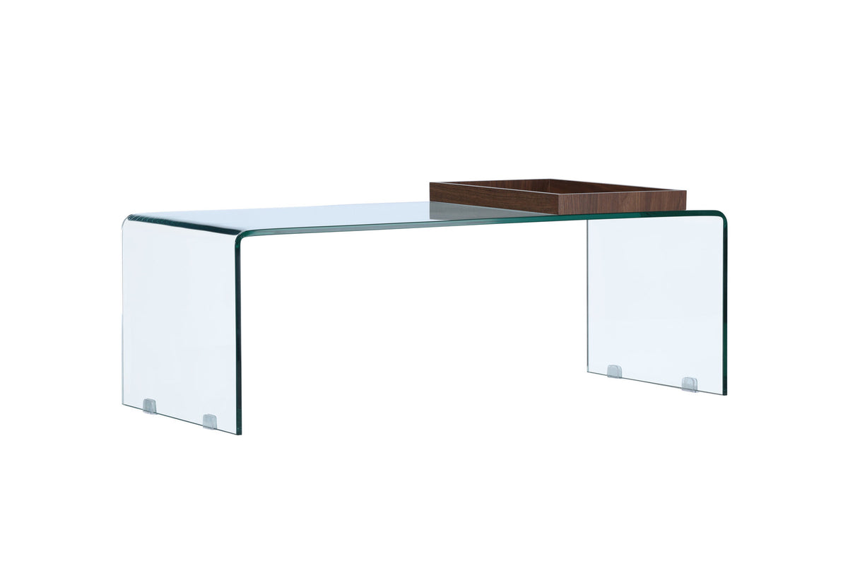 Telemark Coffee Tisch in Transparent präsentiert im Onlineshop von KAQTU Design AG. Beistelltisch ist von Venture Home