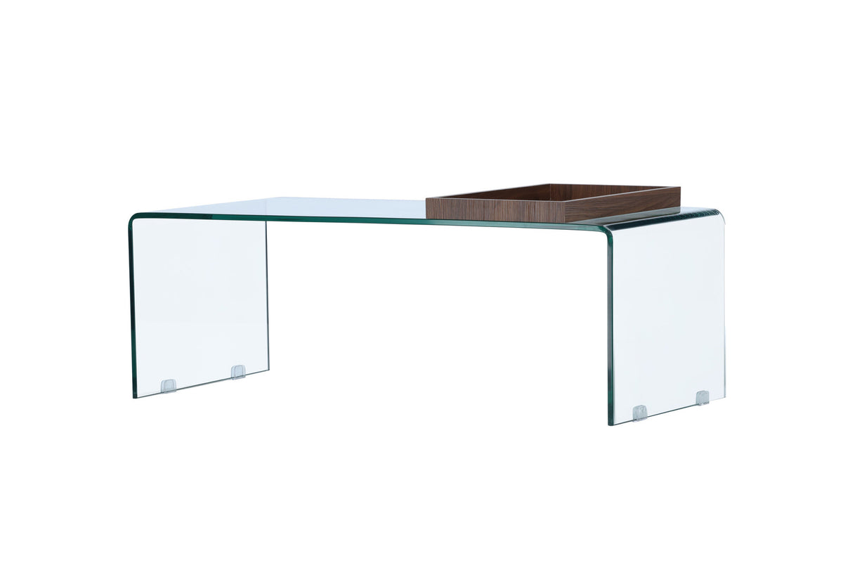 Telemark Coffee Tisch in Transparent präsentiert im Onlineshop von KAQTU Design AG. Beistelltisch ist von Venture Home