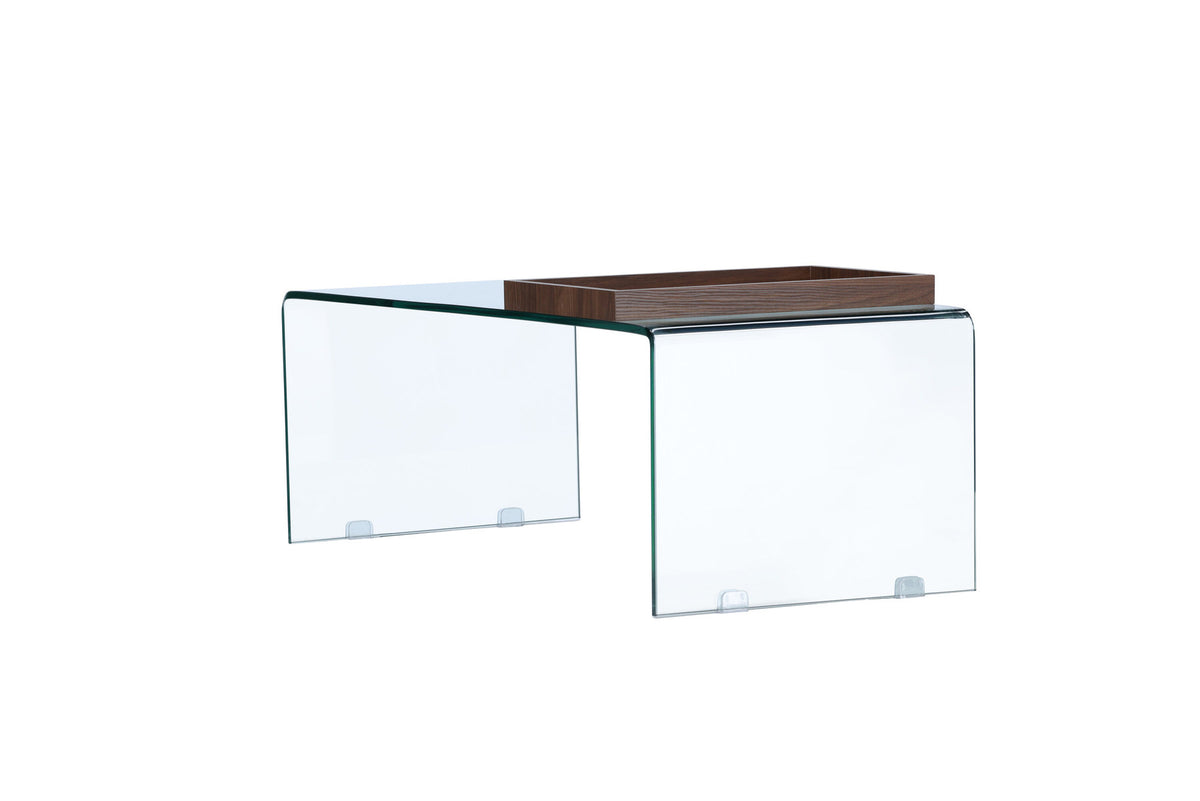Telemark Coffee Tisch in Transparent präsentiert im Onlineshop von KAQTU Design AG. Beistelltisch ist von Venture Home