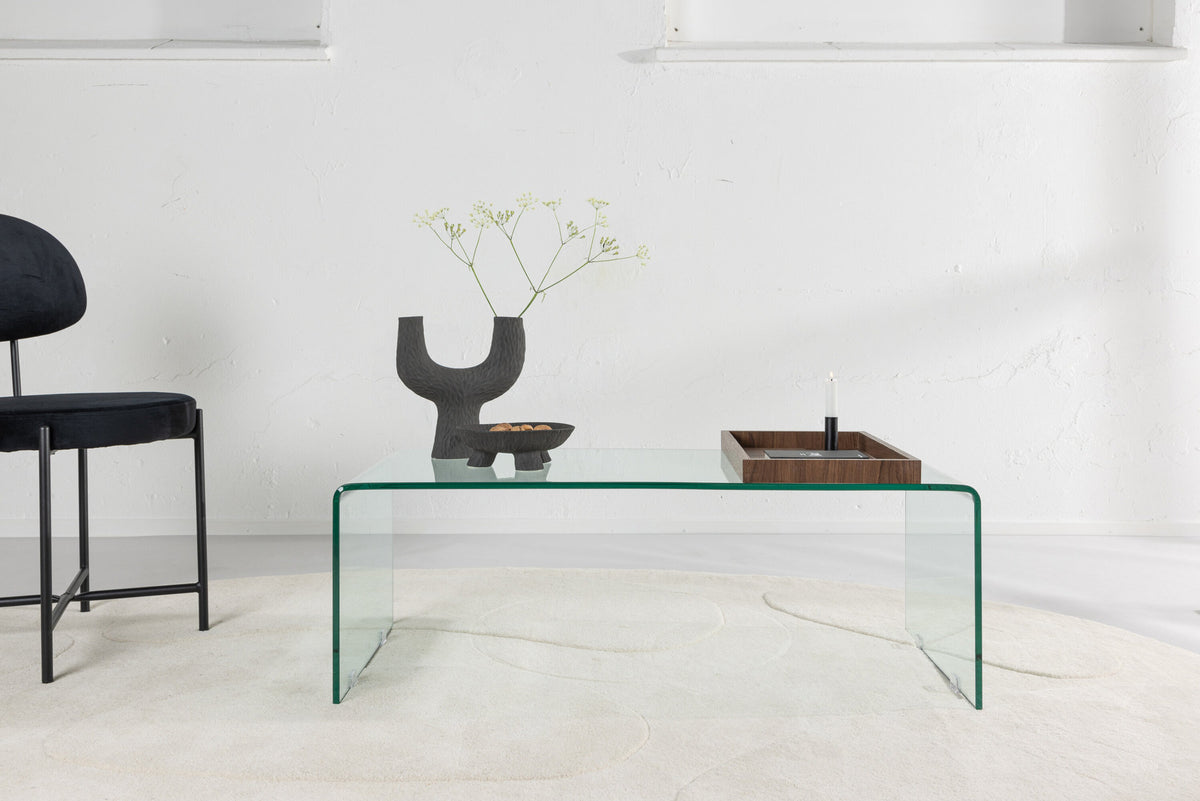 Telemark Coffee Tisch in Transparent präsentiert im Onlineshop von KAQTU Design AG. Beistelltisch ist von Venture Home