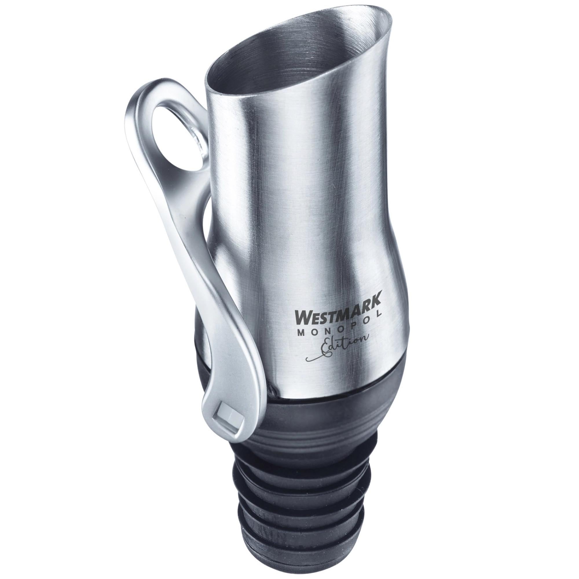 Ausgießer mit Verschließmechanismus Luca Monopol Edition in Silber präsentiert im Onlineshop von KAQTU Design AG. Barzubehör ist von Westmark