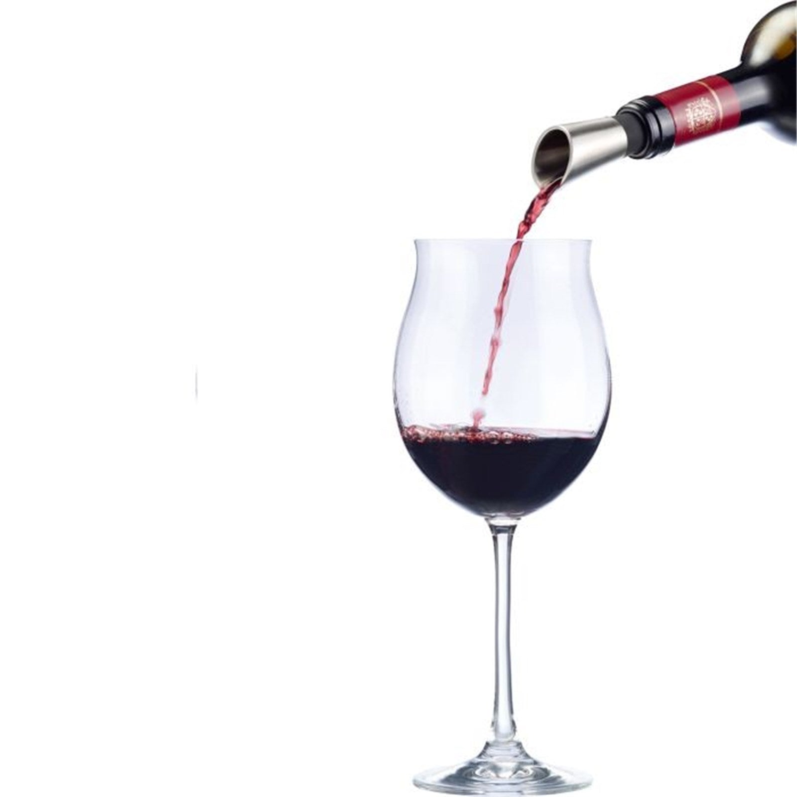 Der Weinausgießer Lino von Westmark ermöglicht tropffreies Einschenken und bewahrt das Aroma, ideal für stilvollen Weingenuss.
