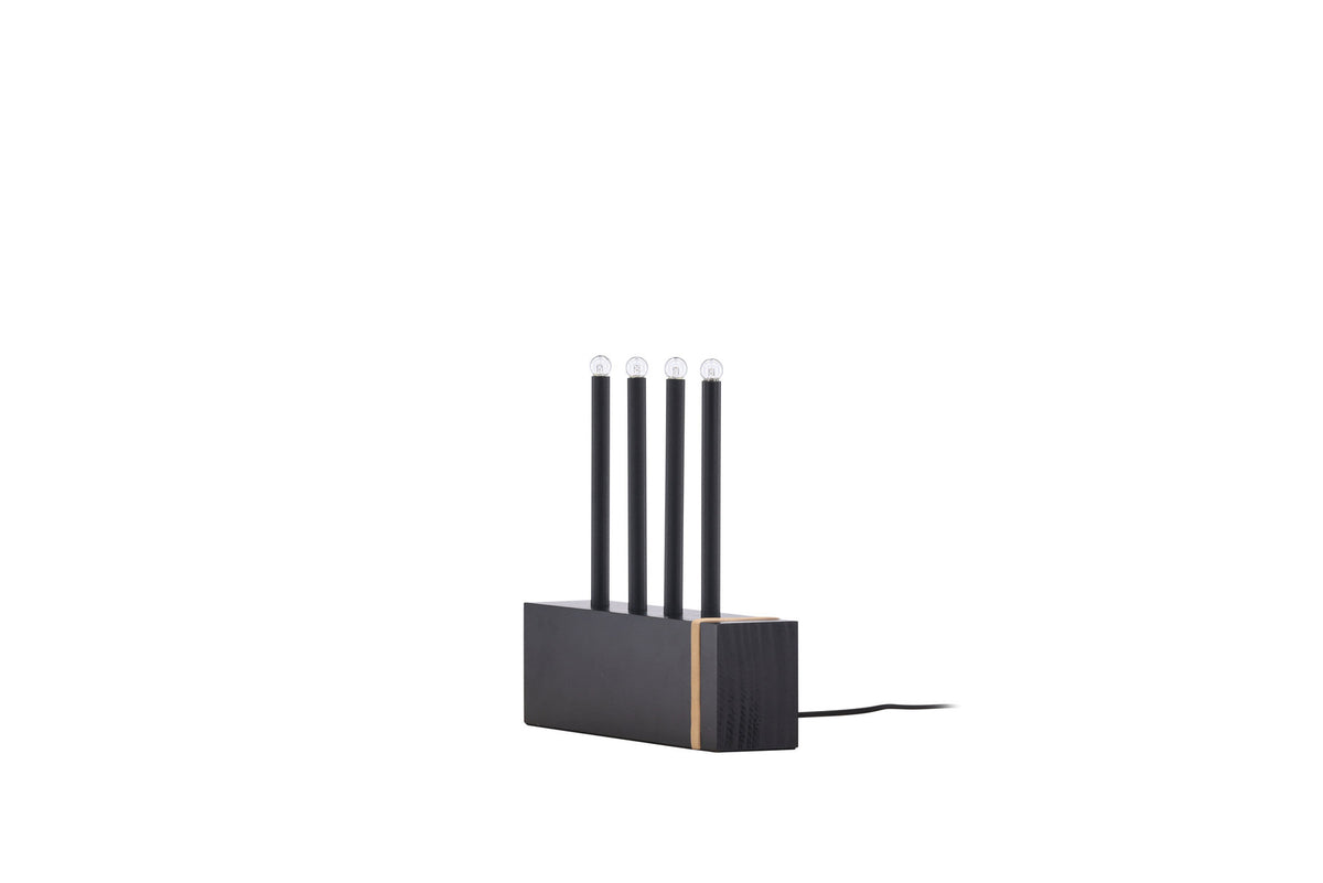 Fjällberget Tischlampe in Schwarz präsentiert im Onlineshop von KAQTU Design AG. Tischleuchte ist von Venture Home