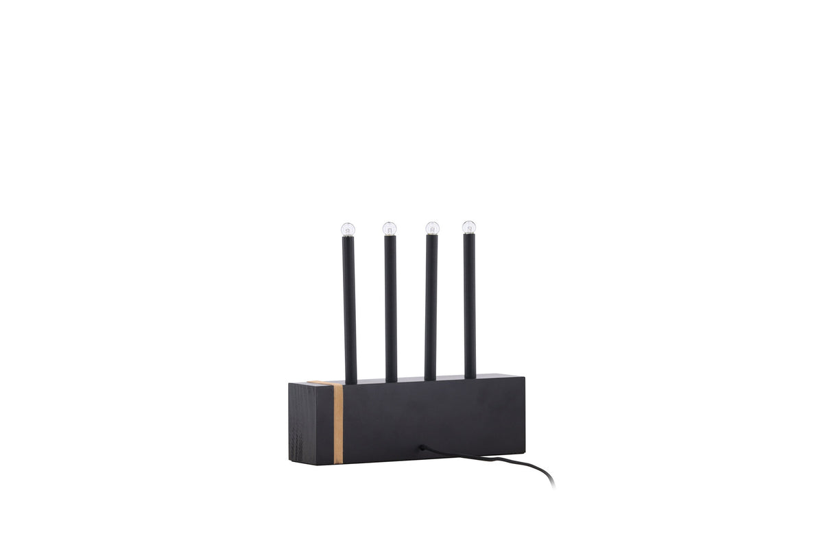 Fjällberget Tischlampe in Schwarz präsentiert im Onlineshop von KAQTU Design AG. Tischleuchte ist von Venture Home