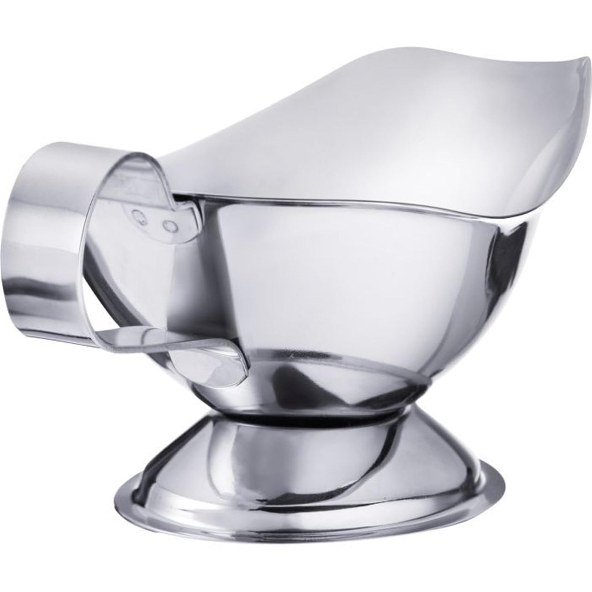 Elegante Sauciere aus Edelstahl, 350ml, ideal für Saucen und Dressings, hochwertig verarbeitet, von Westmark.