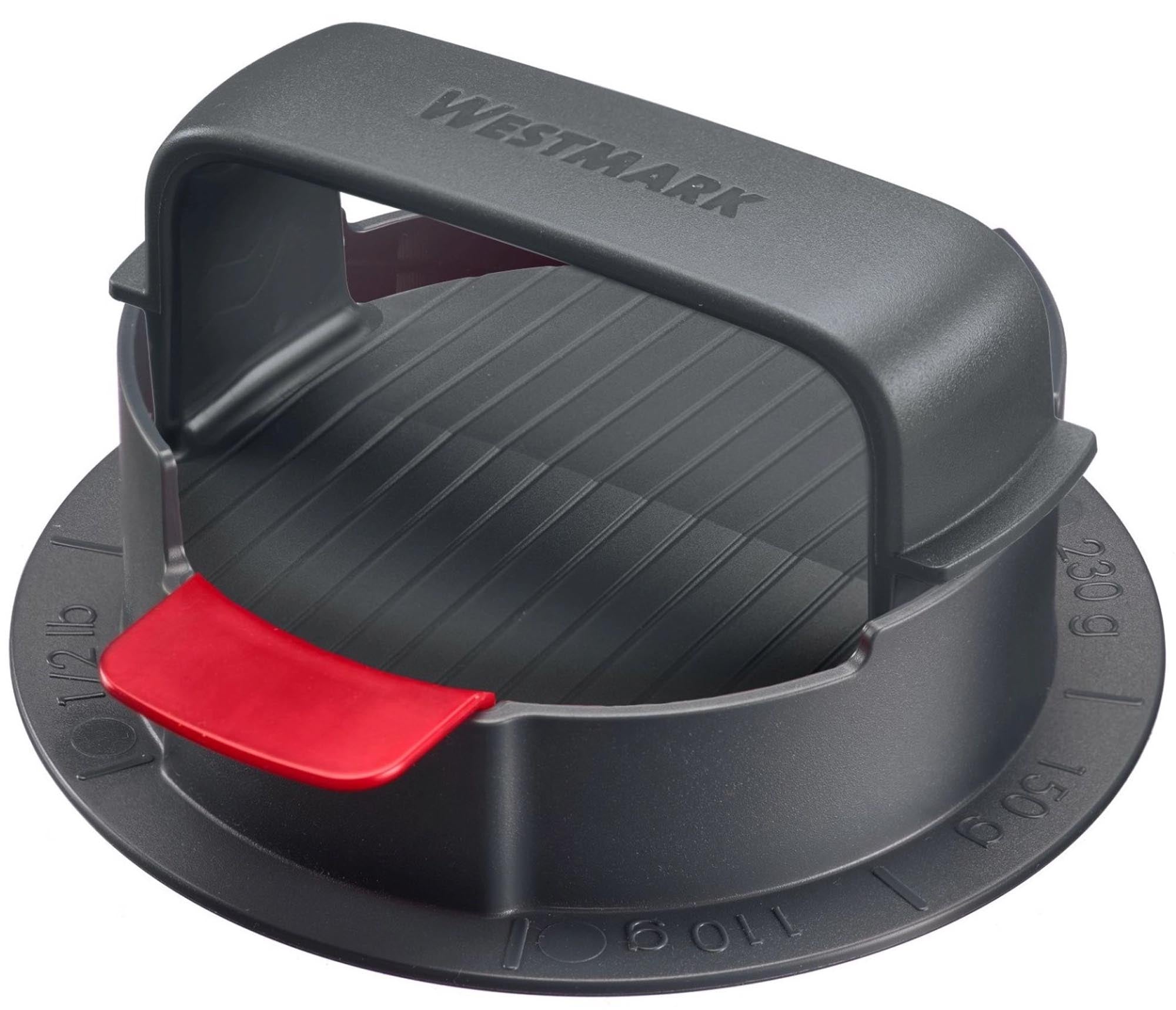 Entdecken Sie den Hamburgermaker Vario Plus von Westmark – der perfekte Küchenhelfer für Burger-Liebhaber! Hochwertig, einfach zu bedienen und spülmaschinenfest.