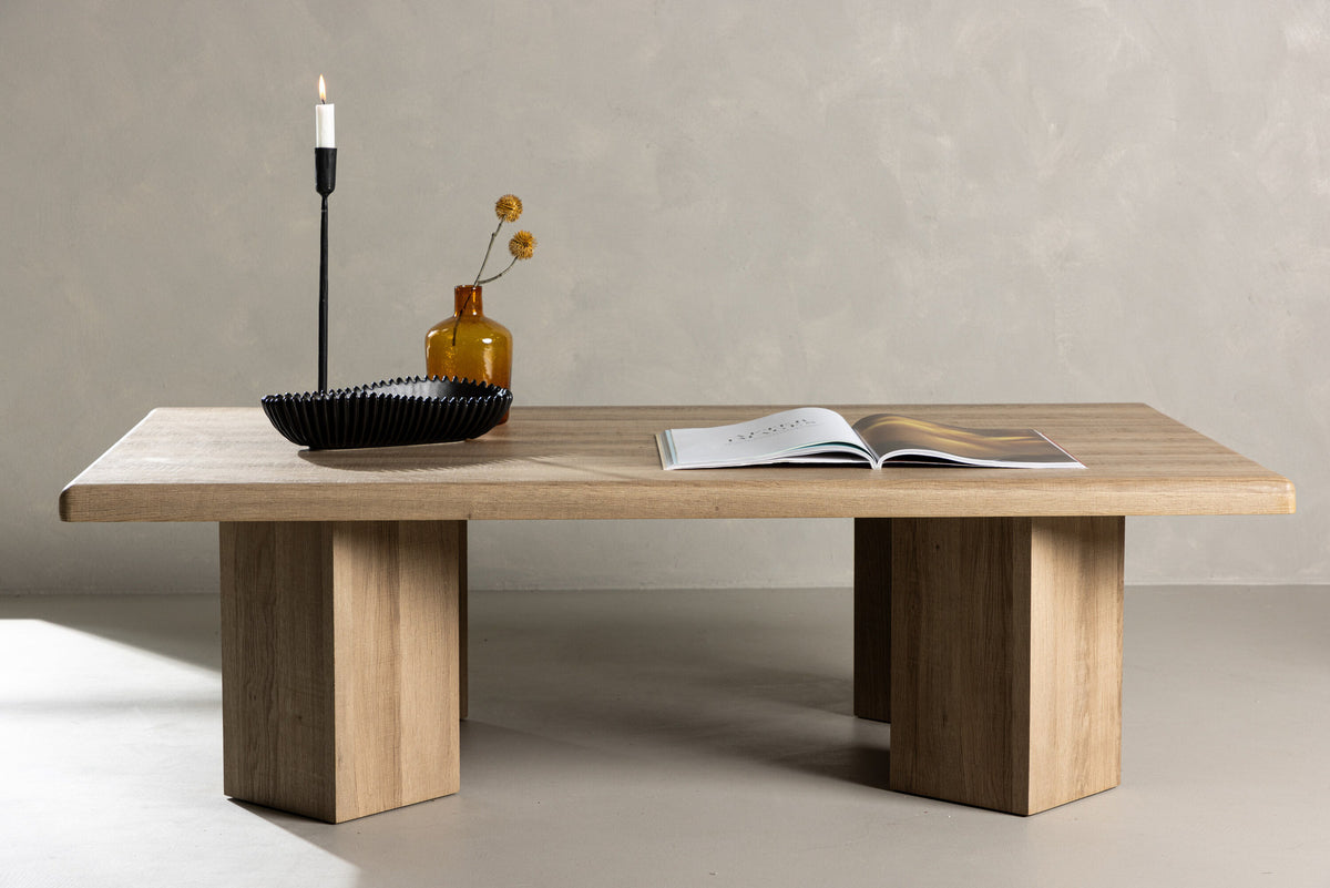 Lillehammer Coffee Tisch in Natur präsentiert im Onlineshop von KAQTU Design AG. Beistelltisch ist von Venture Home
