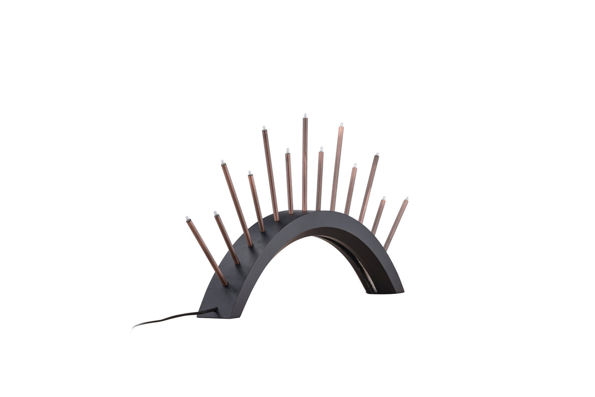 Björnrike Tischlampe in Schwarz präsentiert im Onlineshop von KAQTU Design AG. Tischleuchte ist von Venture Home
