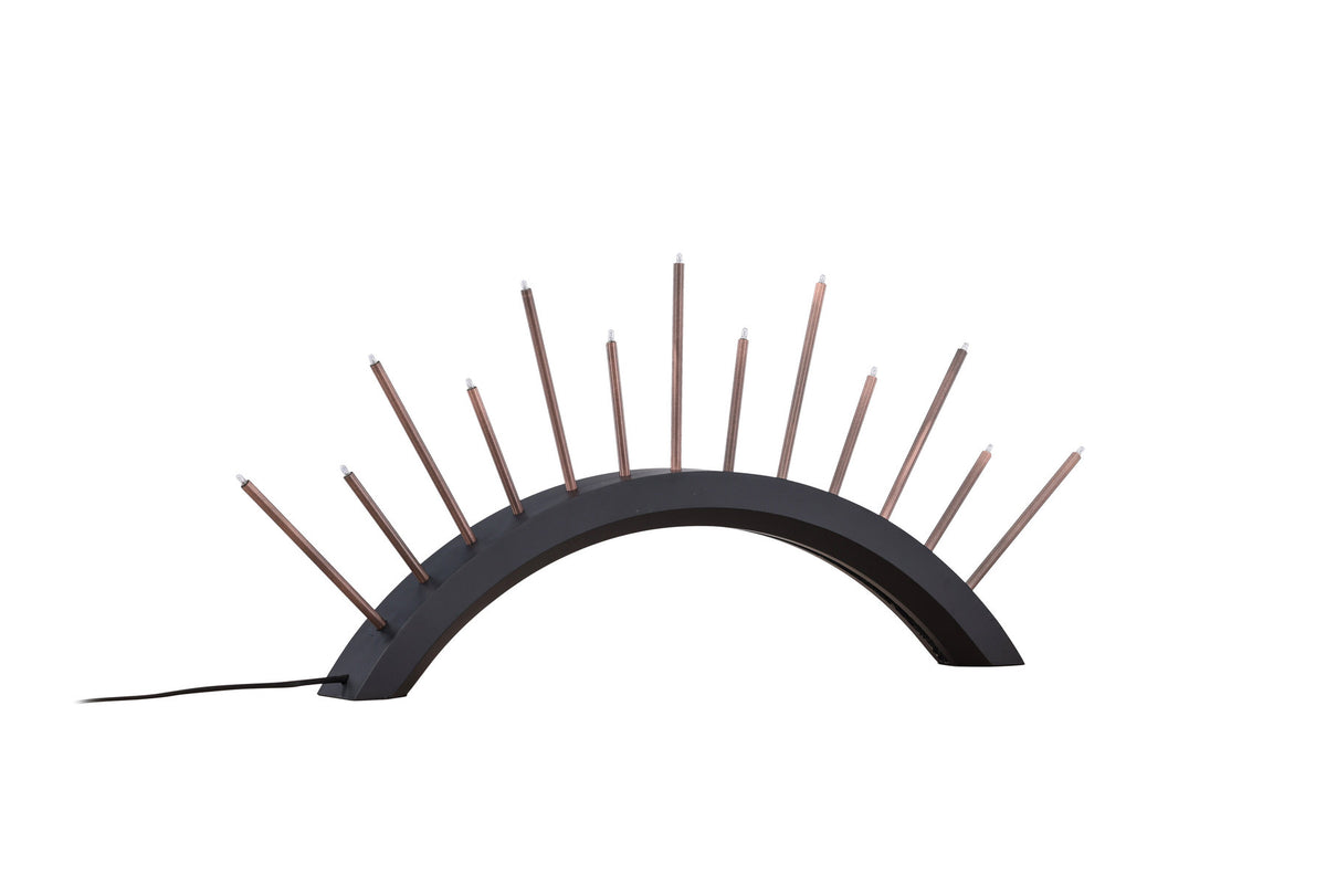 Björnrike Tischlampe in Schwarz präsentiert im Onlineshop von KAQTU Design AG. Tischleuchte ist von Venture Home