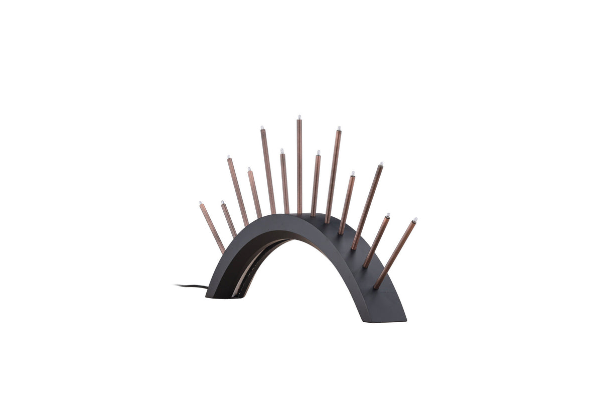 Björnrike Tischlampe in Schwarz präsentiert im Onlineshop von KAQTU Design AG. Tischleuchte ist von Venture Home