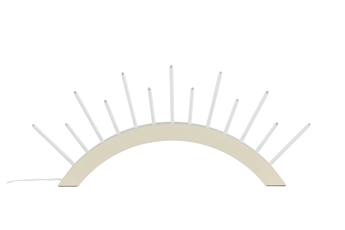 Björnrike Tischleuchte in Beige/Weiss präsentiert im Onlineshop von KAQTU Design AG. Tischleuchte ist von Venture Home