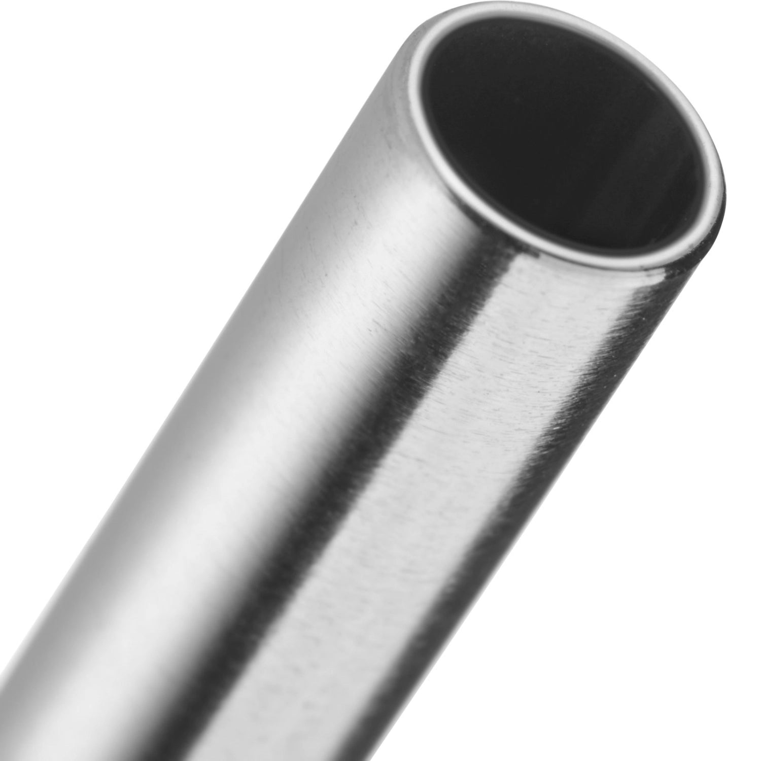 4 pailles droites en acier inoxydable. nettoyage B.