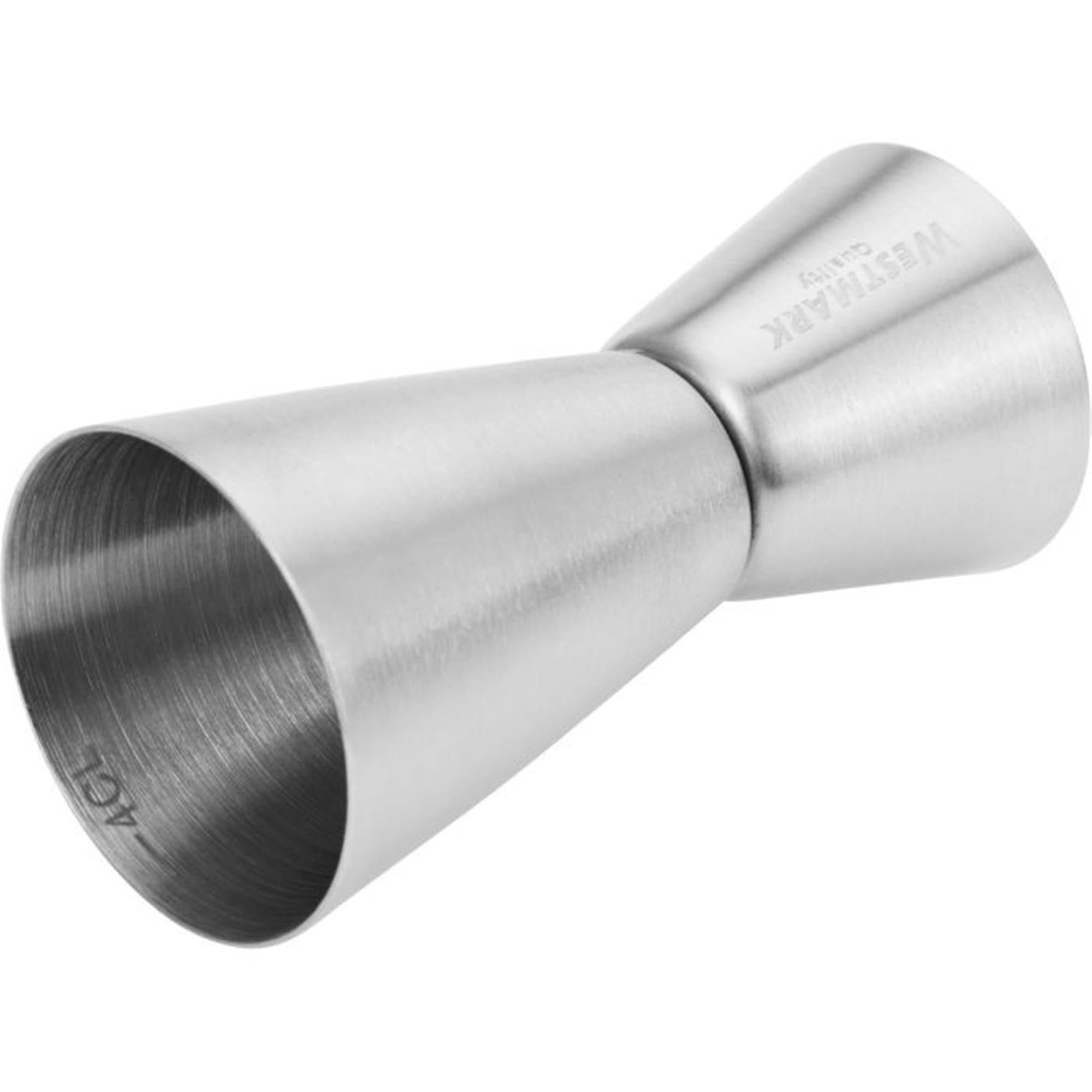 Praktisches Barmass von Westmark für 2 und 4 cl, ideal zum präzisen Abmessen von Spirituosen und Zutaten beim Mixen von Cocktails.