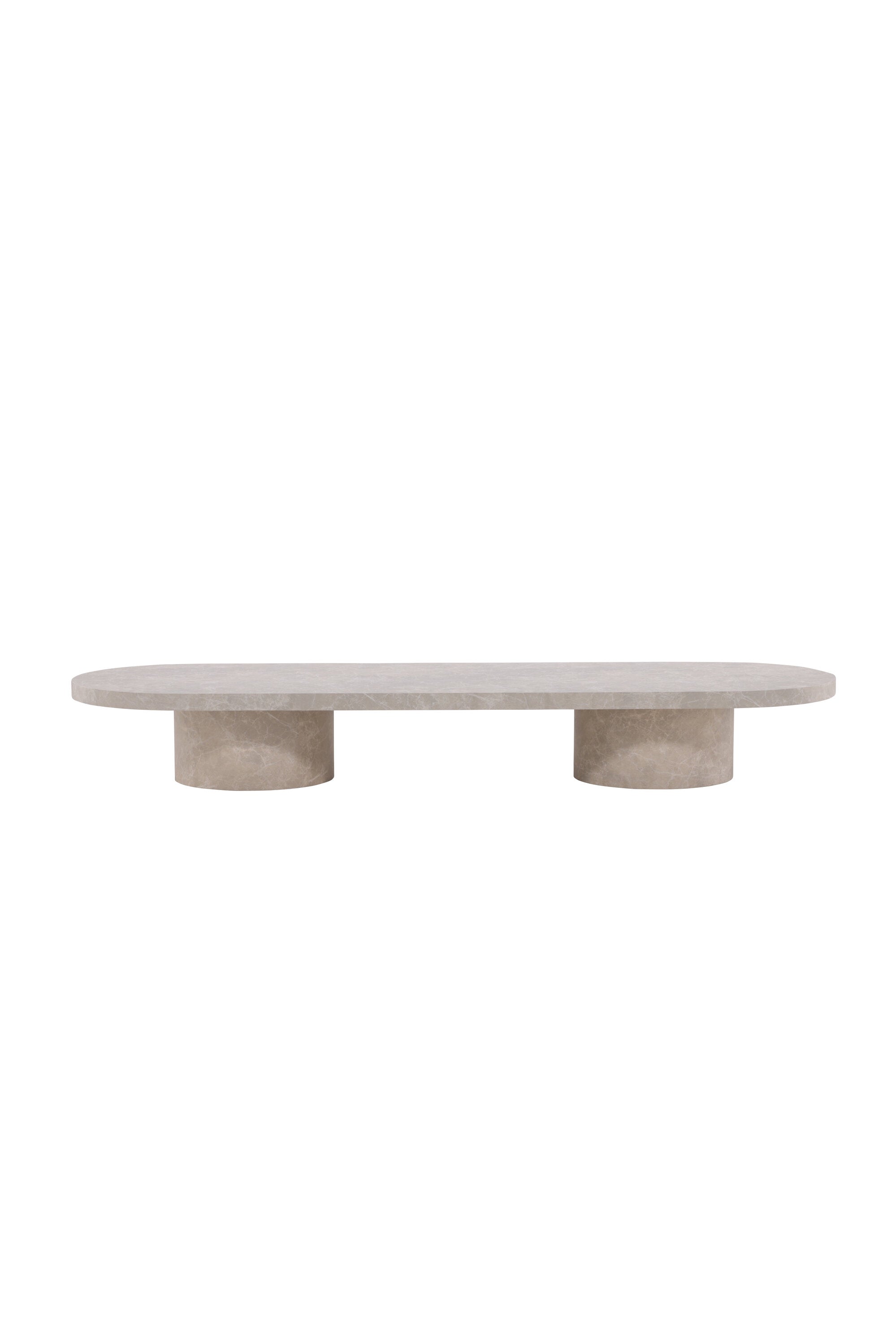 Narvik Sofatisch in Marmoroptik präsentiert im Onlineshop von KAQTU Design AG. Beistelltisch ist von Venture Home