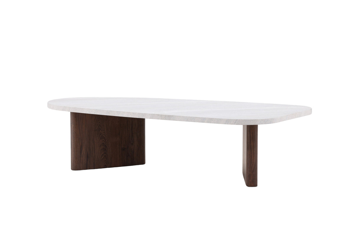 Grönvik Sofatisch in Hellgrau/ Mokka präsentiert im Onlineshop von KAQTU Design AG. Beistelltisch ist von Venture Home