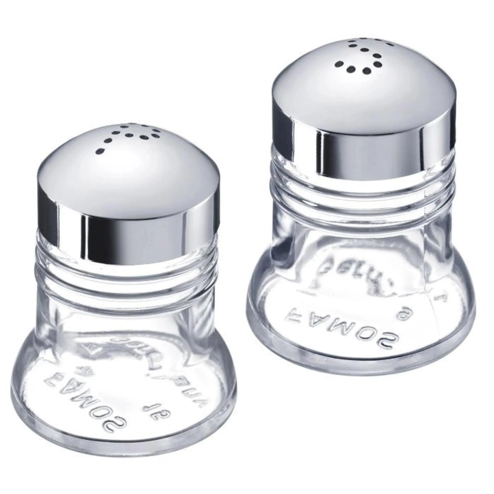 2-tlg. Set Salz- und Pfefferstreuer Paris-Chrome in Transparent präsentiert im Onlineshop von KAQTU Design AG. Salz & Pfeffer ist von Westmark