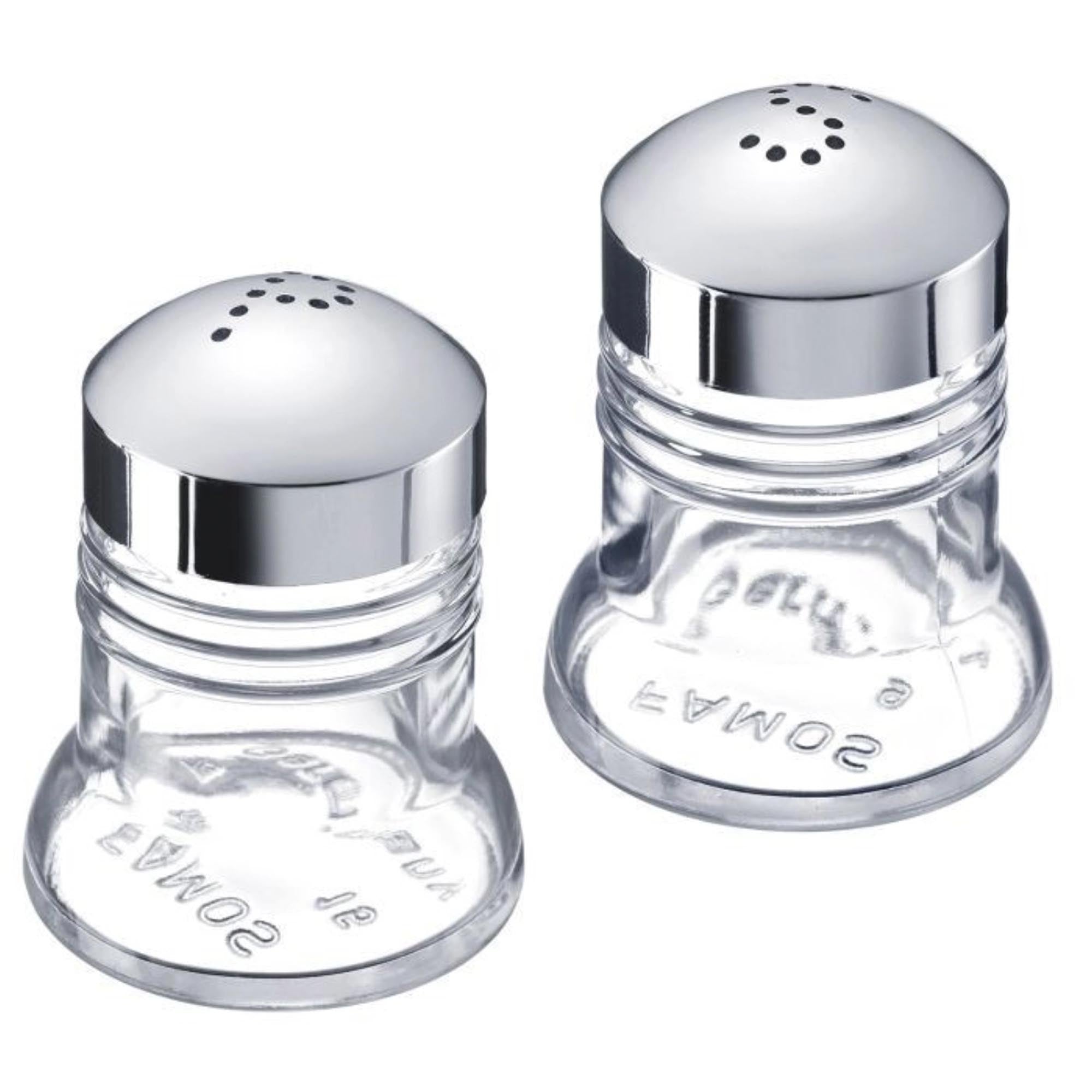 2-tlg. Set Salz- und Pfefferstreuer Paris-Chrome in Transparent präsentiert im Onlineshop von KAQTU Design AG. Salz & Pfeffer ist von Westmark