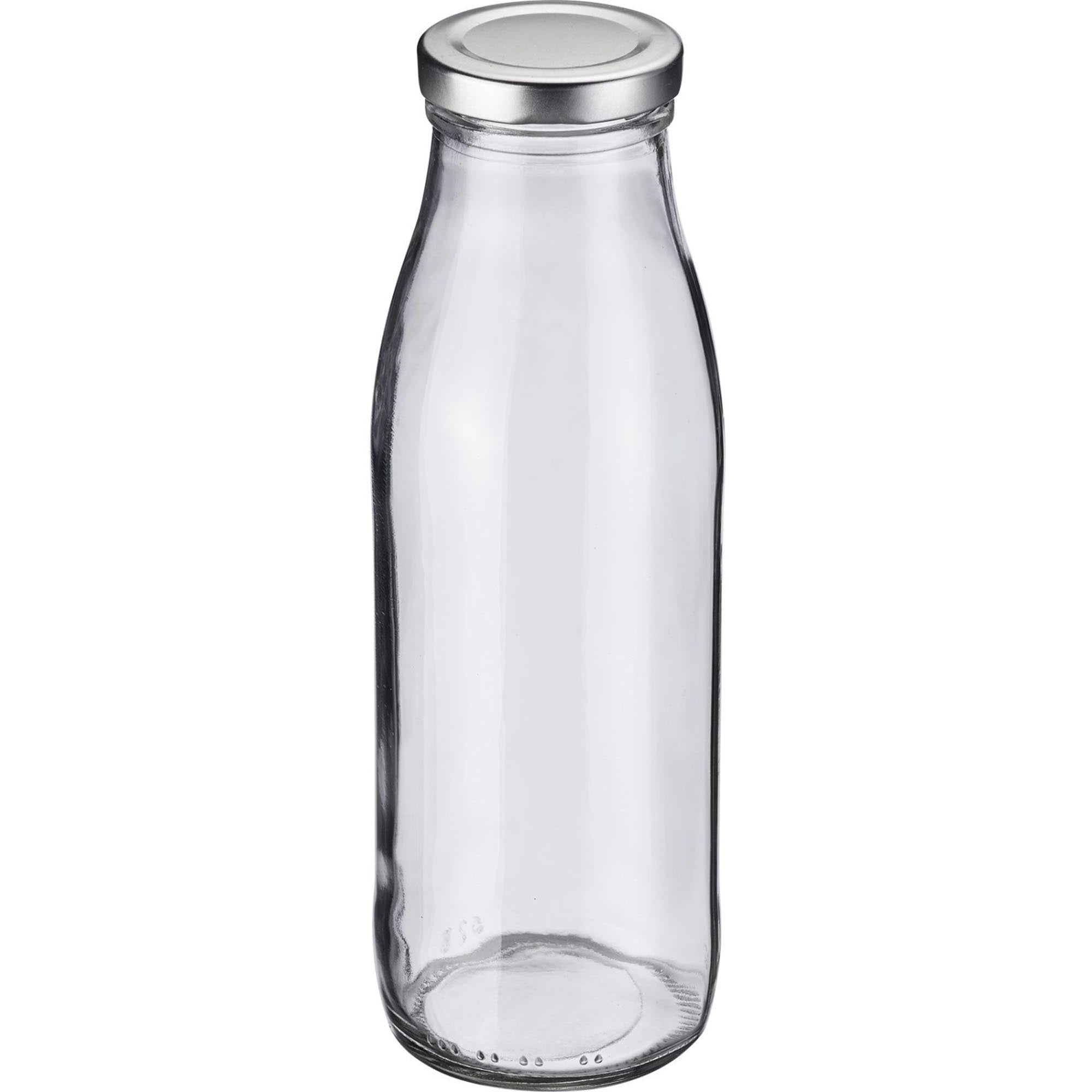 Milch-und Saftflasche 500ml, rund in Transparent präsentiert im Onlineshop von KAQTU Design AG. Trinkflasche ist von Westmark