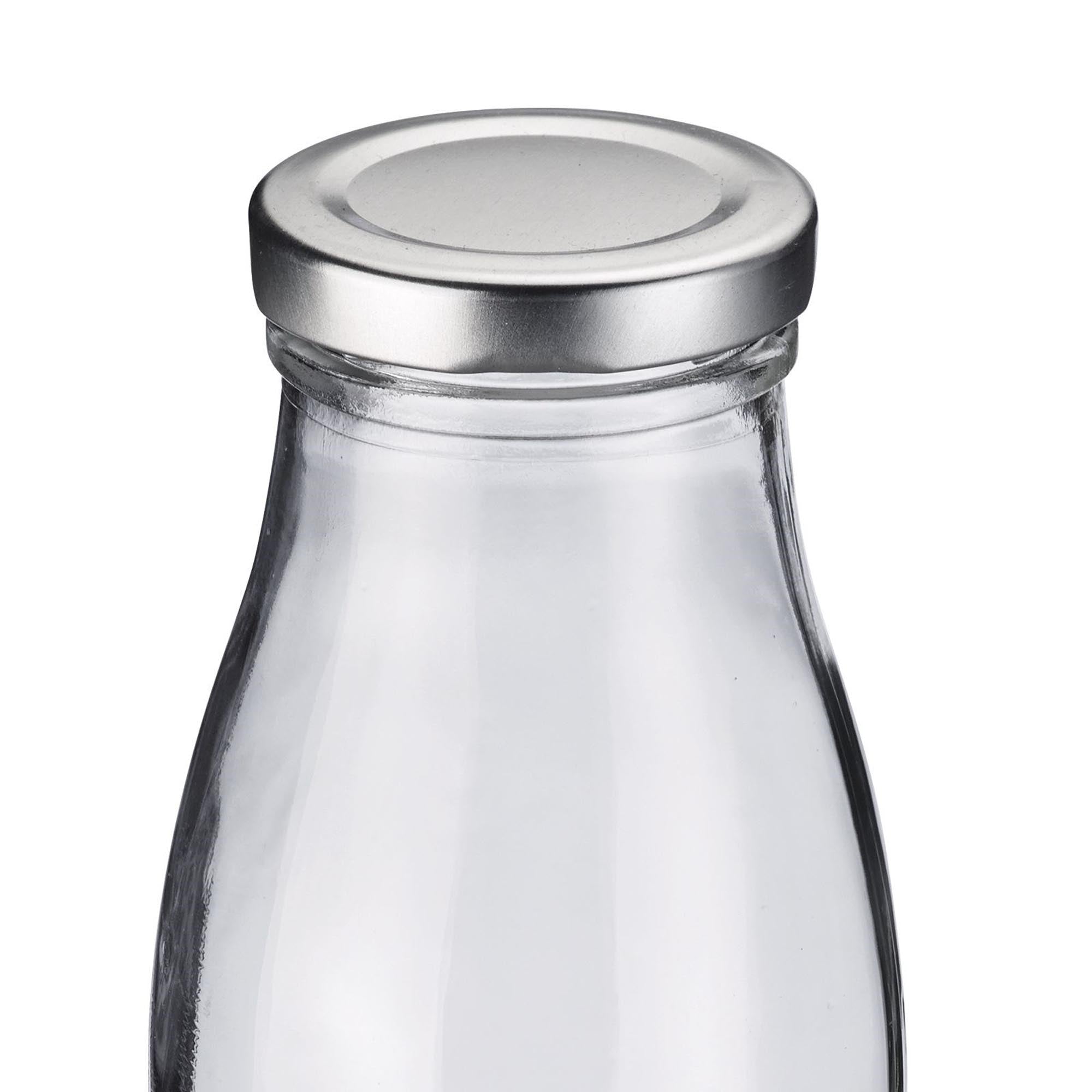 Milch-und Saftflasche 500ml, rund in Transparent präsentiert im Onlineshop von KAQTU Design AG. Trinkflasche ist von Westmark