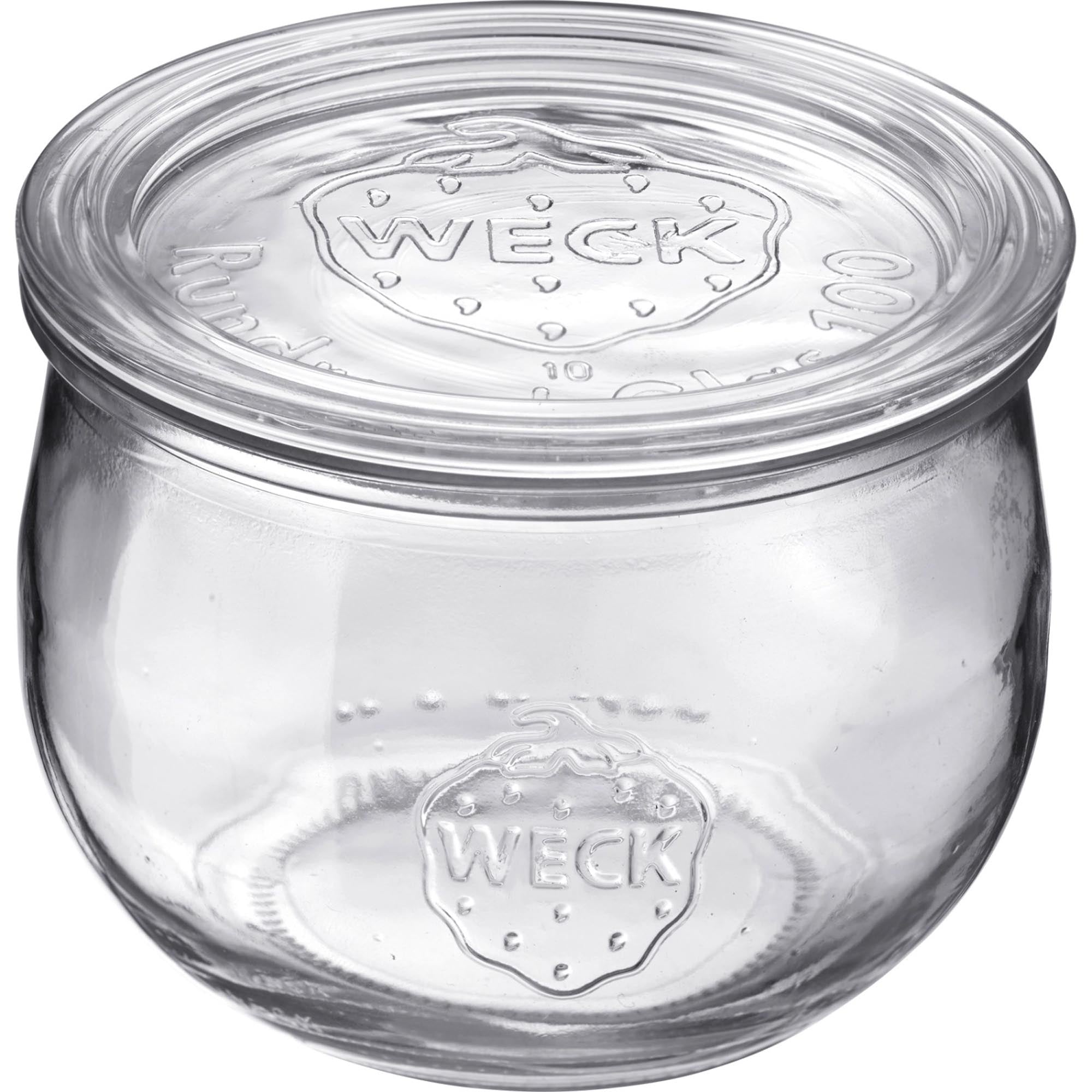 Weck Glas Tulpe 500ml, D100 mm in Transparent präsentiert im Onlineshop von KAQTU Design AG. Küchenhelfer ist von Westmark