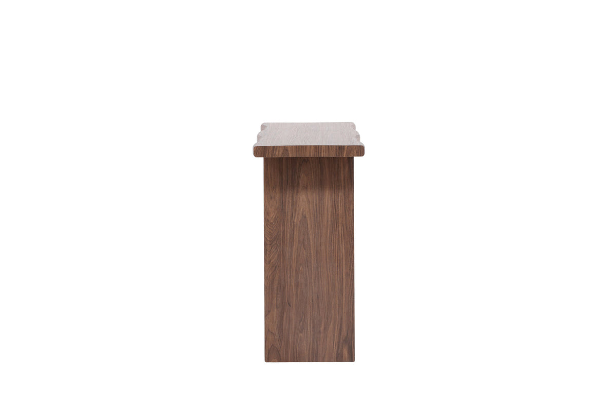 Kirkenes Schreibtisch in Nussbaum präsentiert im Onlineshop von KAQTU Design AG. Schreibtisch ist von Venture Home