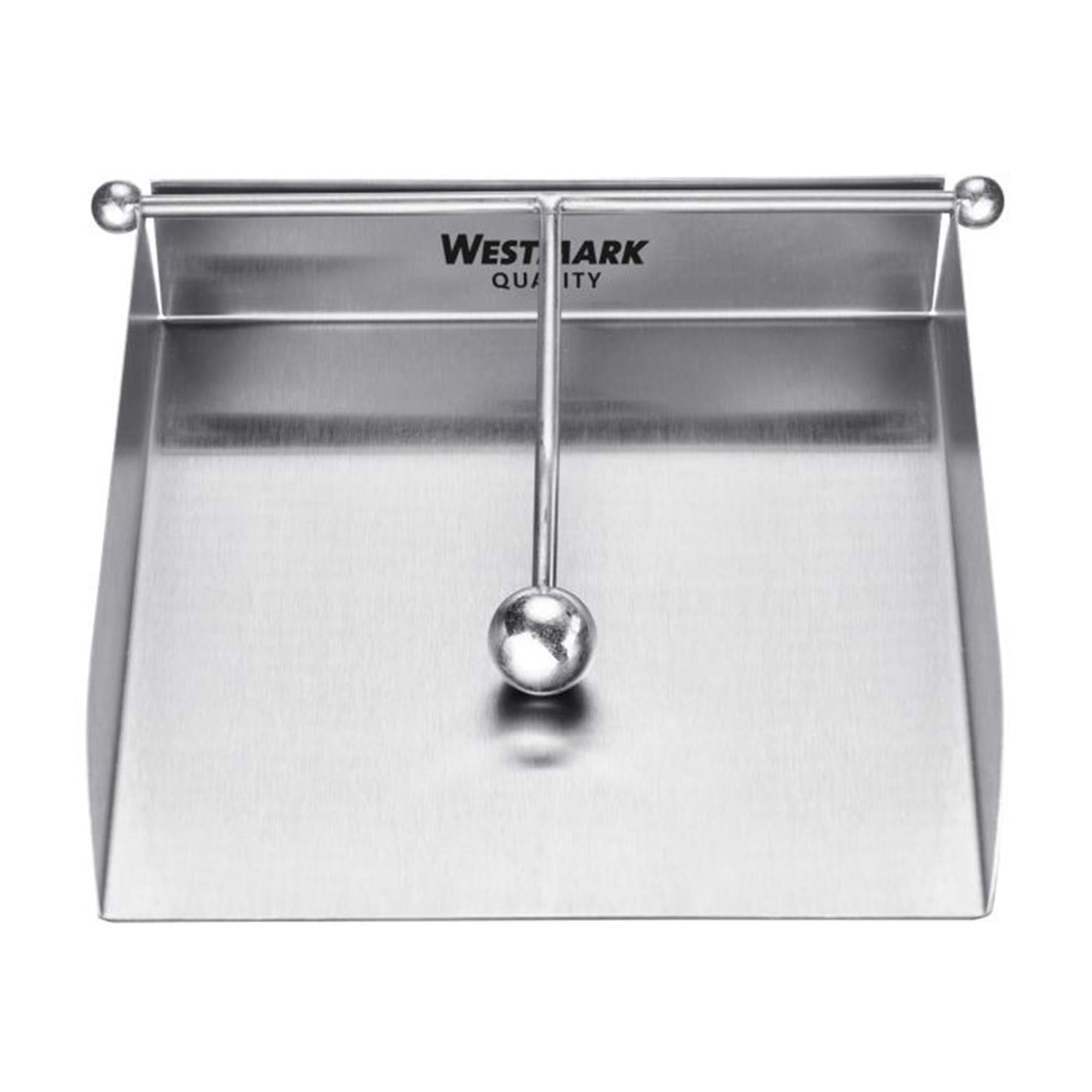 Porte-serviettes, acier inoxydable, 16,4x16,4cm