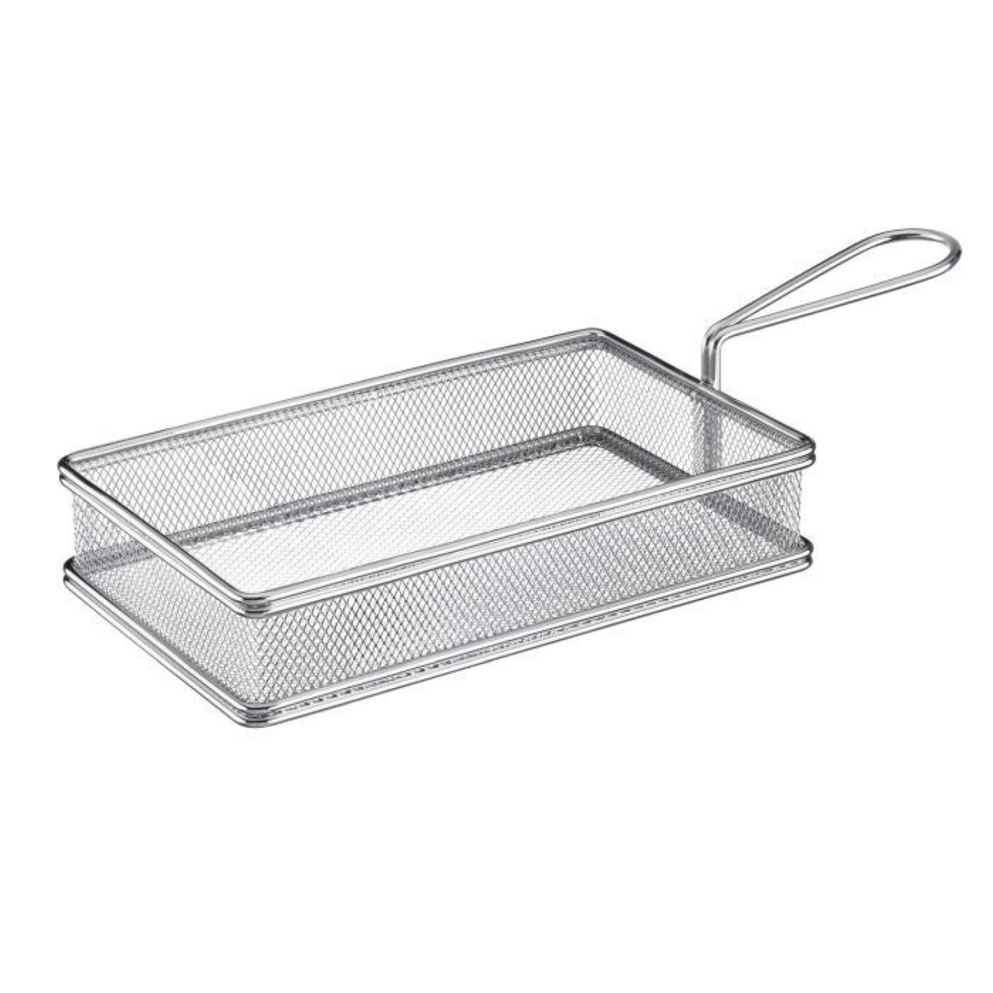 Servierkörbchen Tapas u. Friends, 21,5 x 9,5 x 5,5cm, sb in Silber präsentiert im Onlineshop von KAQTU Design AG. Küchenhelfer ist von Westmark