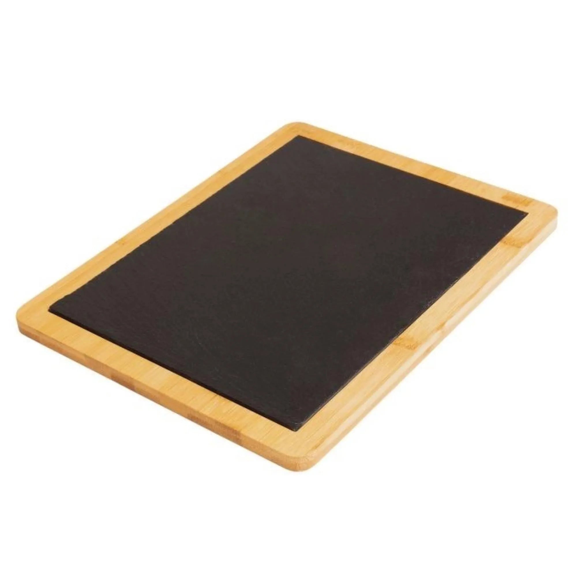 Servierplatte Tapas u. Friends, Schiefer in Bambus, 32x25 ,s in Schwarz präsentiert im Onlineshop von KAQTU Design AG. Tablett ist von Westmark