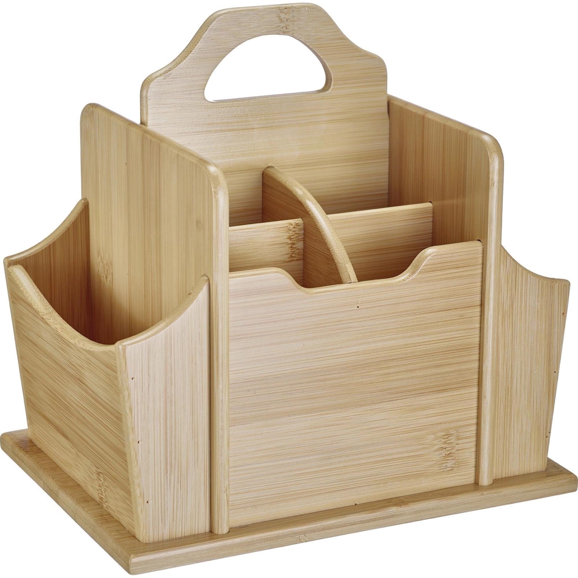 Tischbutler Tapas und Friends, 7 Fächer, Bambus in Braun präsentiert im Onlineshop von KAQTU Design AG. Platte ist von Westmark
