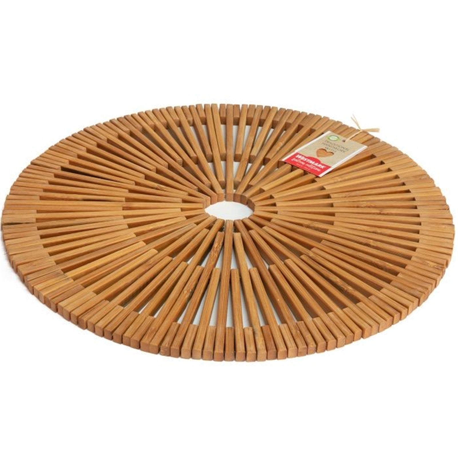Rundes Tischset aus Bambus von Westmark, Ø 38 cm, umweltfreundlich und elegant, perfekt für den Esstisch, EAN 4004094701474.