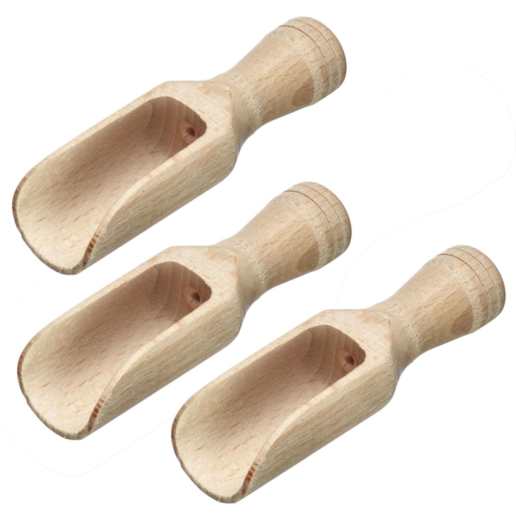 3er Set Gewürzschaufeln Midi 4ml 7.5x2.5x1.8cm in Braun präsentiert im Onlineshop von KAQTU Design AG. Küchenhelfer ist von Westmark