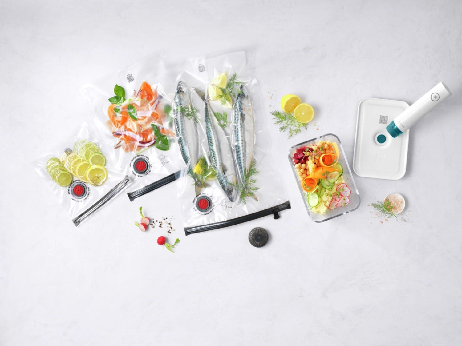 7tlg. La Mer Vakuum Starterset L Glas in Transparent präsentiert im Onlineshop von KAQTU Design AG. Aufbewahrungsbehälter ist von Zwilling