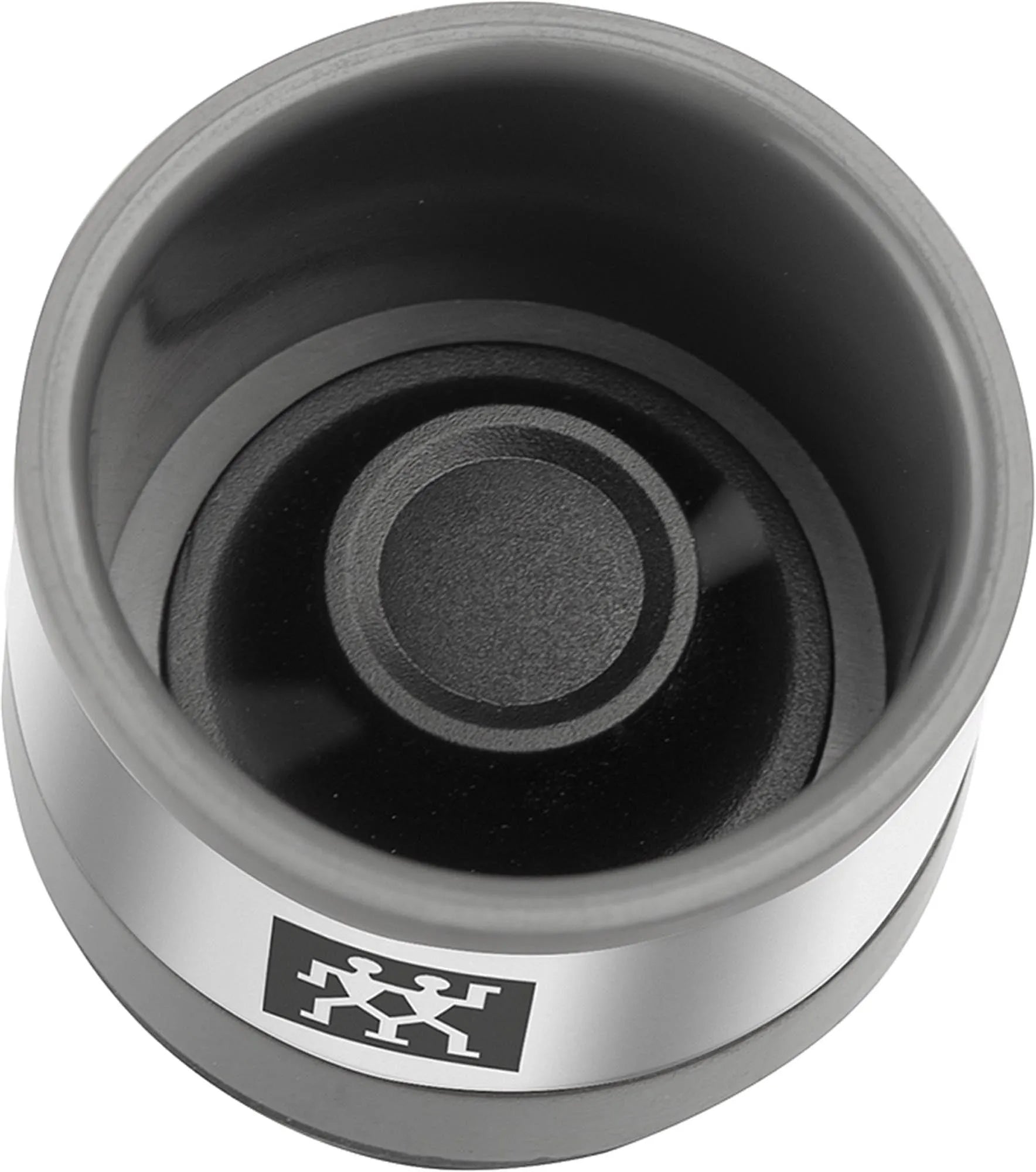 Praktischer Vakuum-Weinverschluss von Zwilling Kitchen, 3-teilig, in elegantem Grau, hält Wein länger frisch, Maße: 3x3x4 cm.