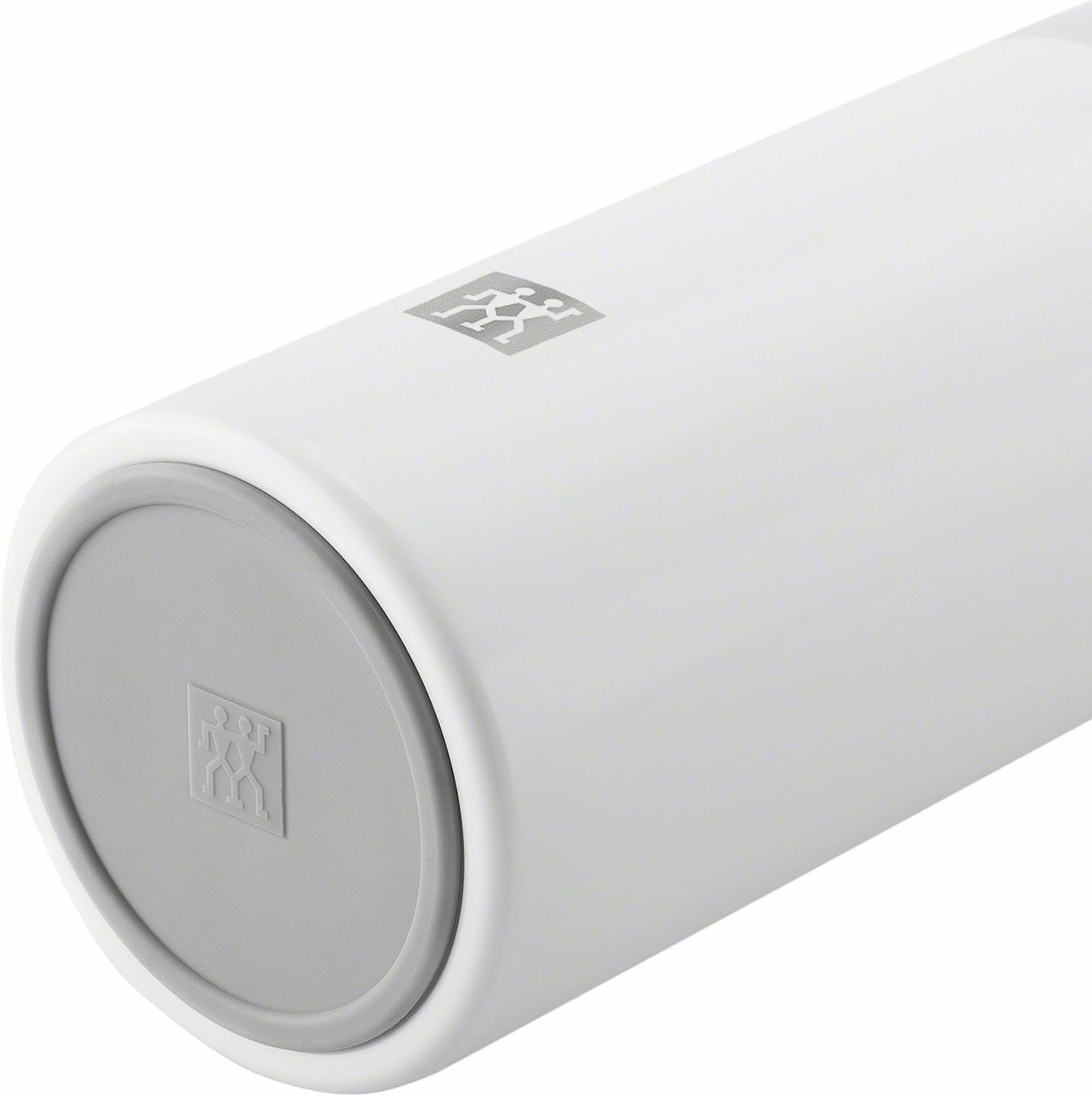 Infuseur à thé et fruits thermos Bottle, 420 ml, blanc argenté