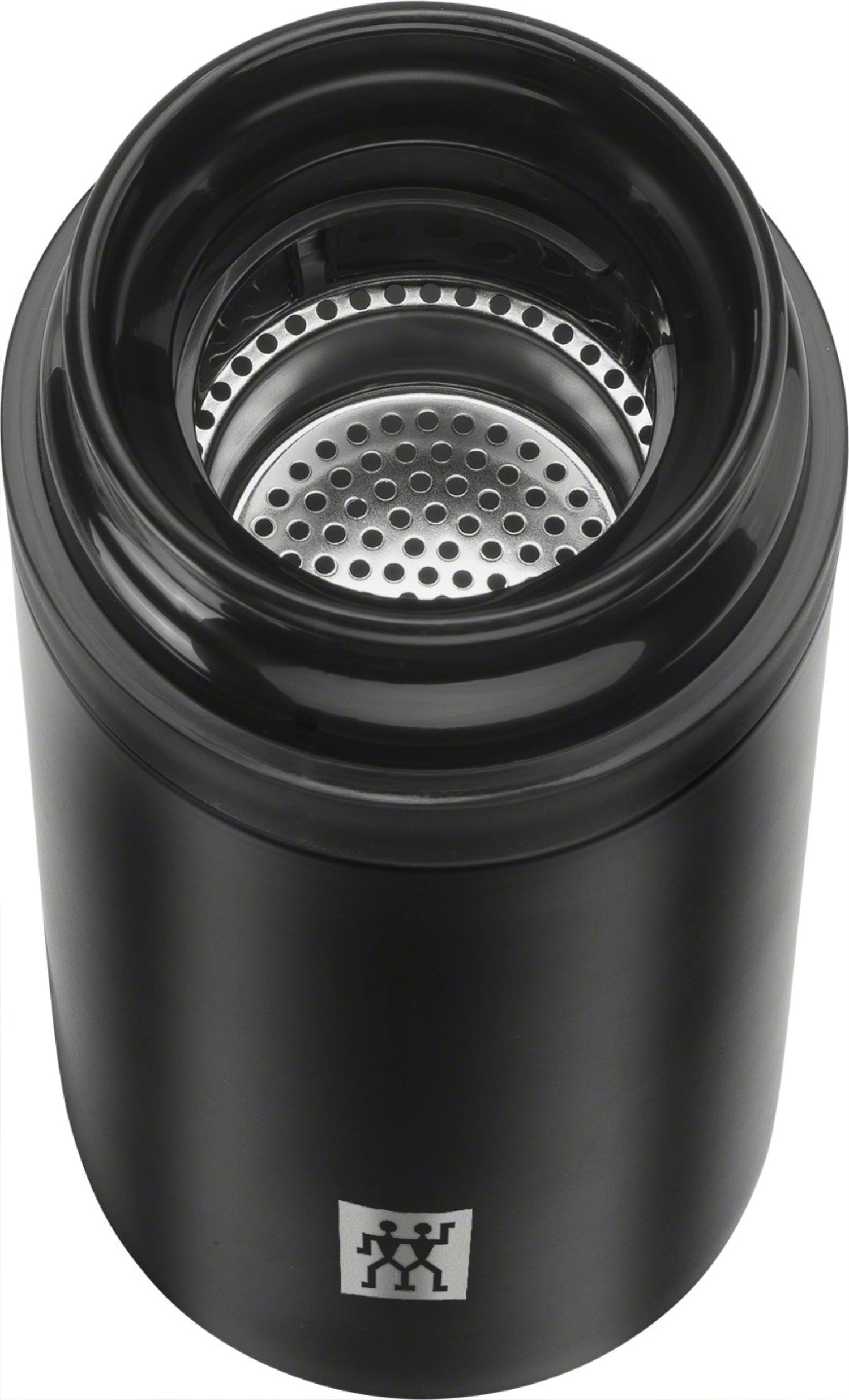 Infusore termico per tè e frutta Bottle, 420 ml, nero opaco