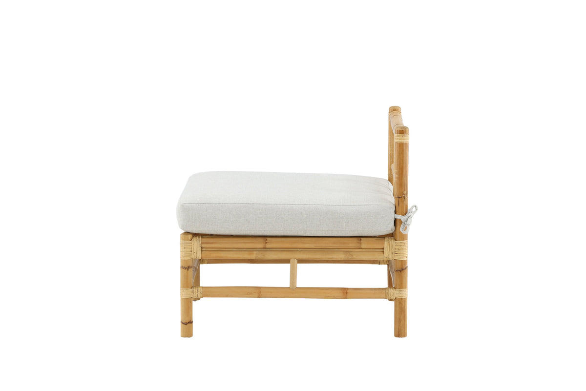 Cane Mittelteil Sofa in Natur präsentiert im Onlineshop von KAQTU Design AG. Lounge Sofa ist von Venture Home