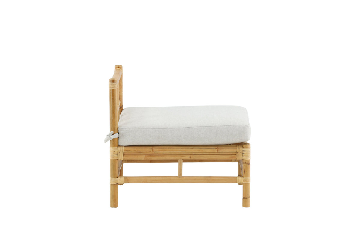 Cane Mittelteil Sofa in Natur präsentiert im Onlineshop von KAQTU Design AG. Lounge Sofa ist von Venture Home