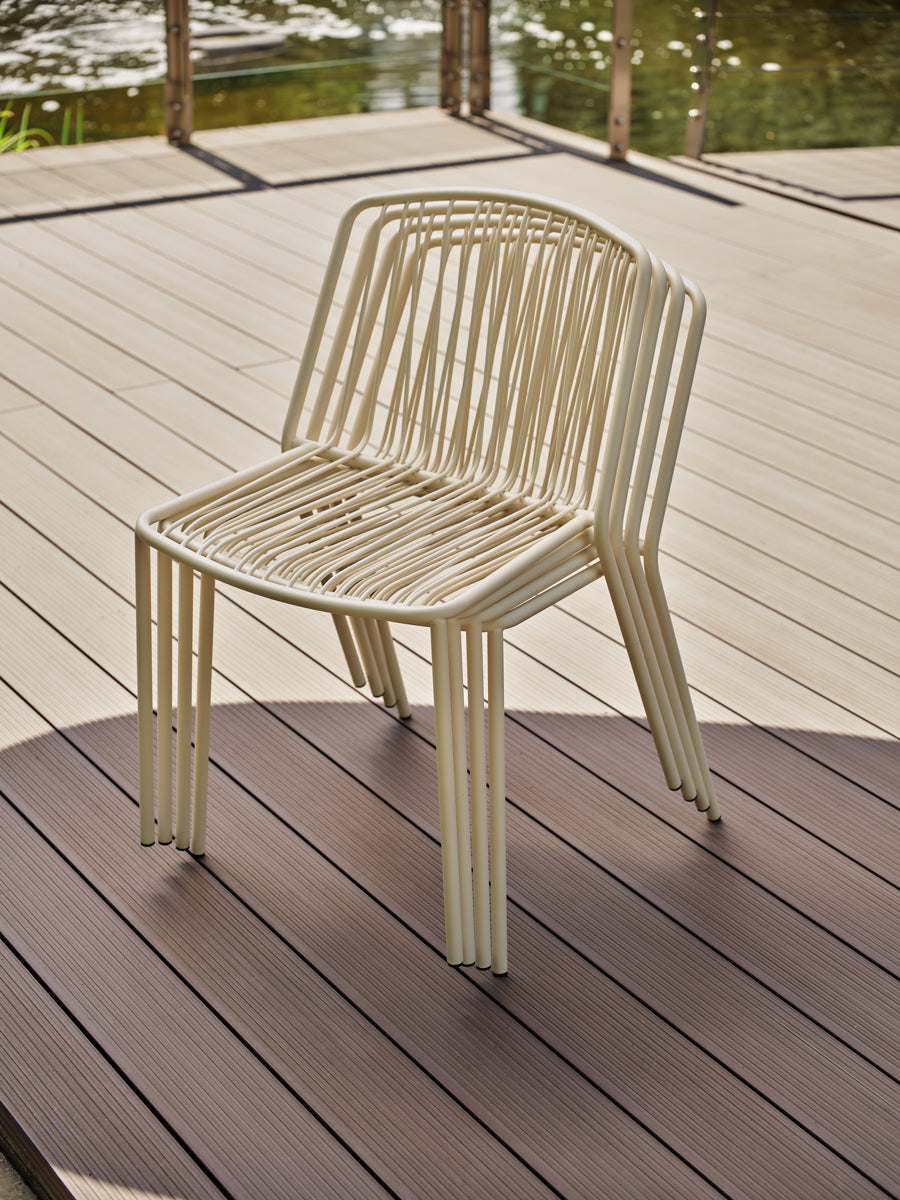 Bris BRS02 - Stuhl, Set von 2 Stück in Blau präsentiert im Onlineshop von KAQTU Design AG. Gartenstuhl ist von Mdd