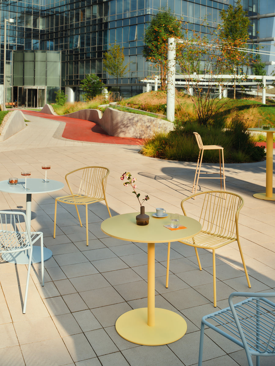 Bris BRS01 - Stuhl, Set von 2 Stück in Blau präsentiert im Onlineshop von KAQTU Design AG. Gartenstuhl ist von Mdd