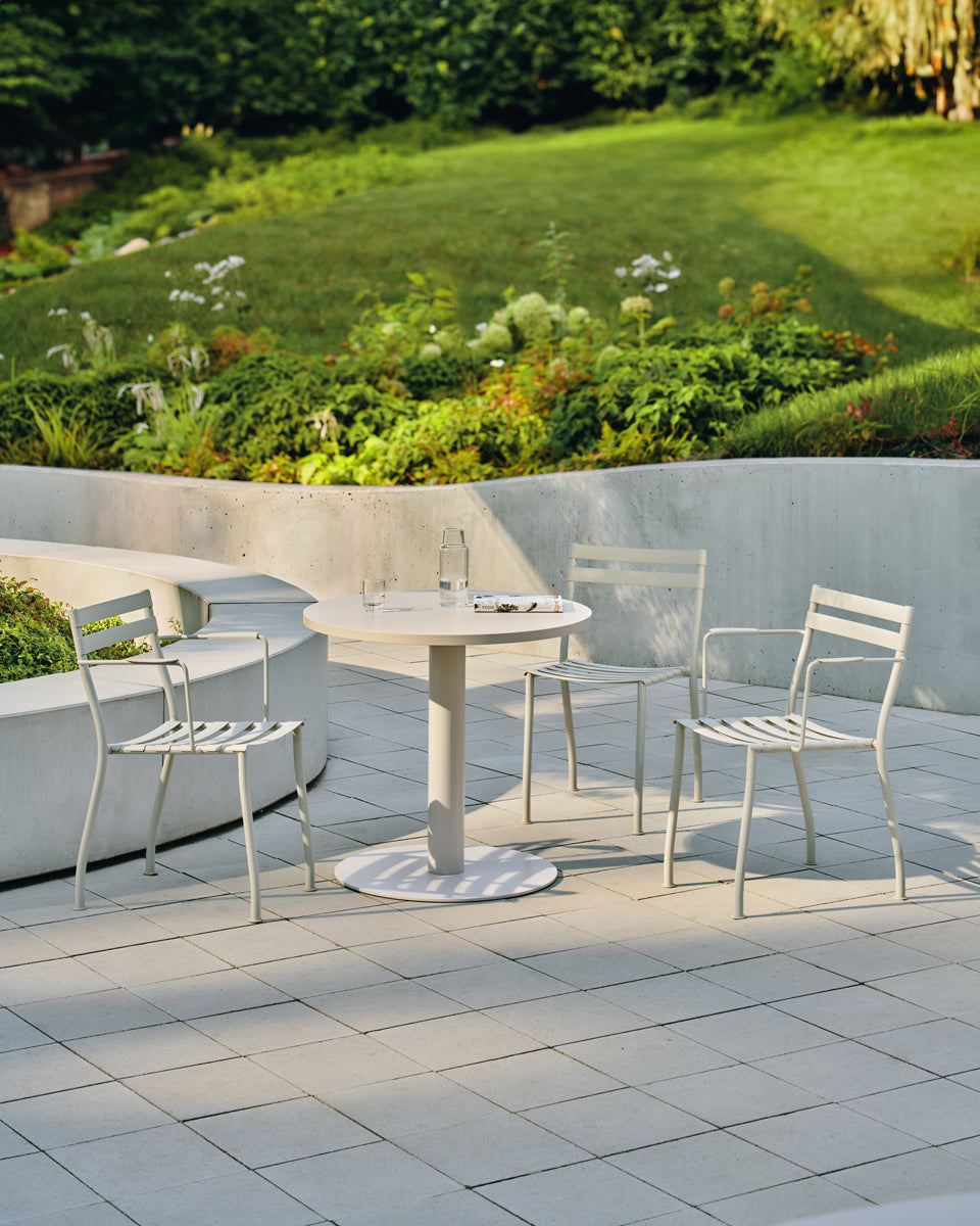 Flaner FLR01 - Stuhl, Set von 2 Stück in Türkis präsentiert im Onlineshop von KAQTU Design AG. Gartenstuhl ist von Mdd