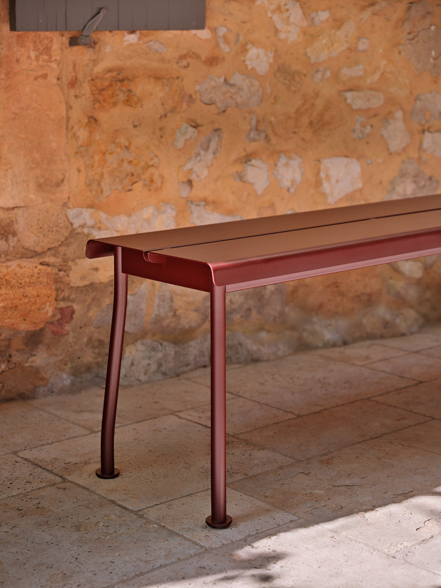 Flaner FLR03 - Bank in Türkis präsentiert im Onlineshop von KAQTU Design AG. Gartenbank ist von Mdd