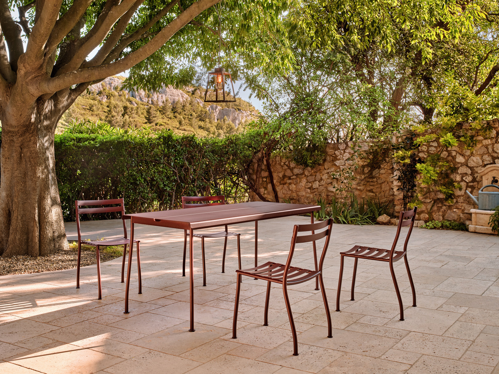 Flaner FLR02 - Stuhl, Set von 2 Stück in Türkis präsentiert im Onlineshop von KAQTU Design AG. Gartenstuhl ist von Mdd