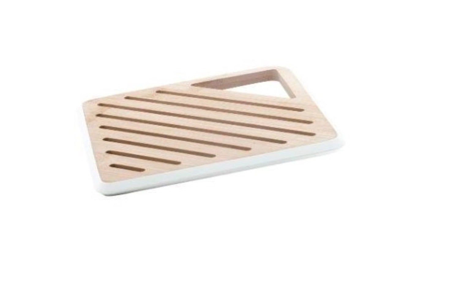 Eleganter Bambus-Untersetzer in Creme, 20x20 cm, von Pebbly. Perfekt zum Schutz Ihrer Tischoberflächen und als stilvolles Küchenaccessoire.