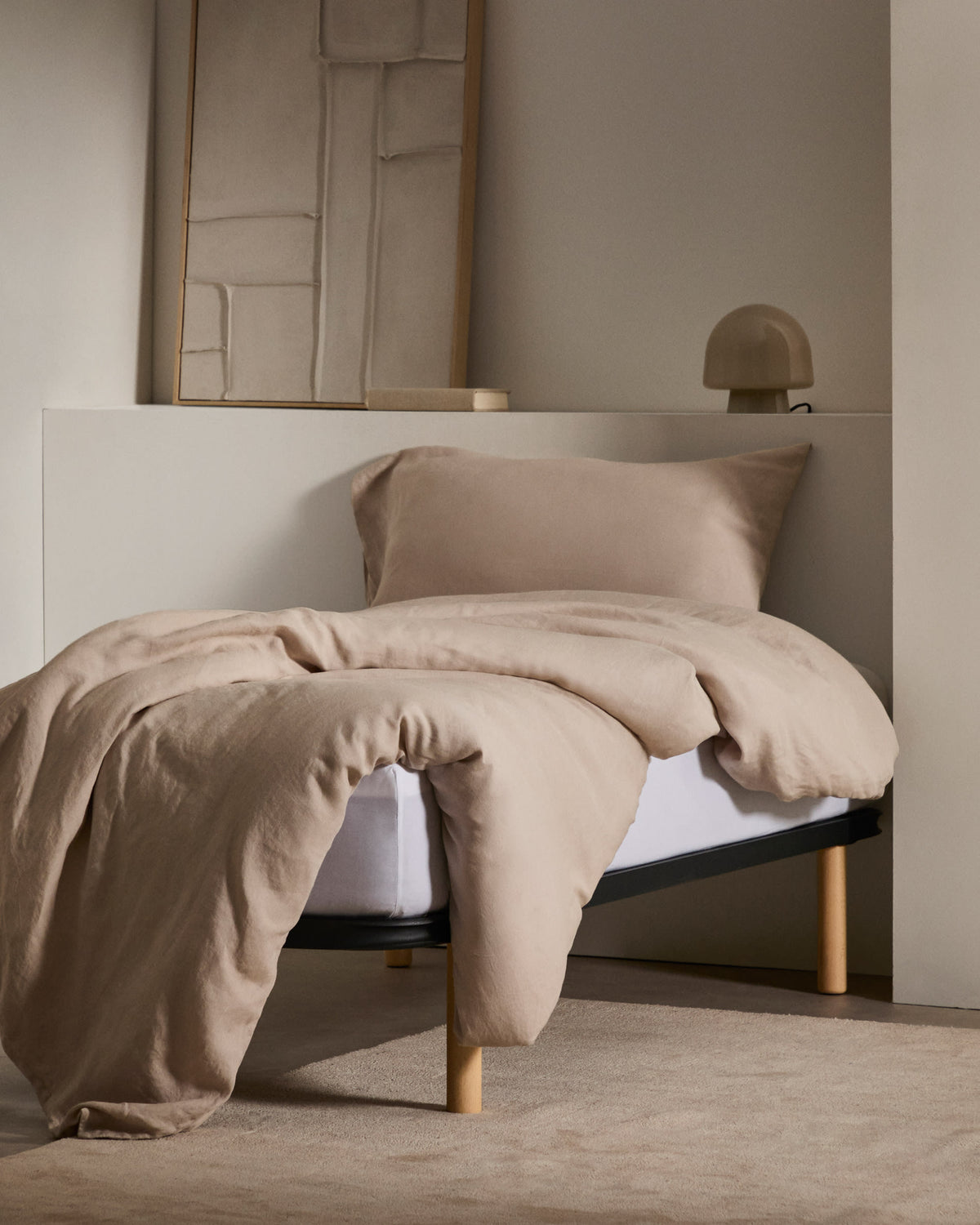 Lattenrost Talo für Matratzen 90 x 190 cm in Grau präsentiert im Onlineshop von KAQTU Design AG. Bettgestell ist von Kave Home