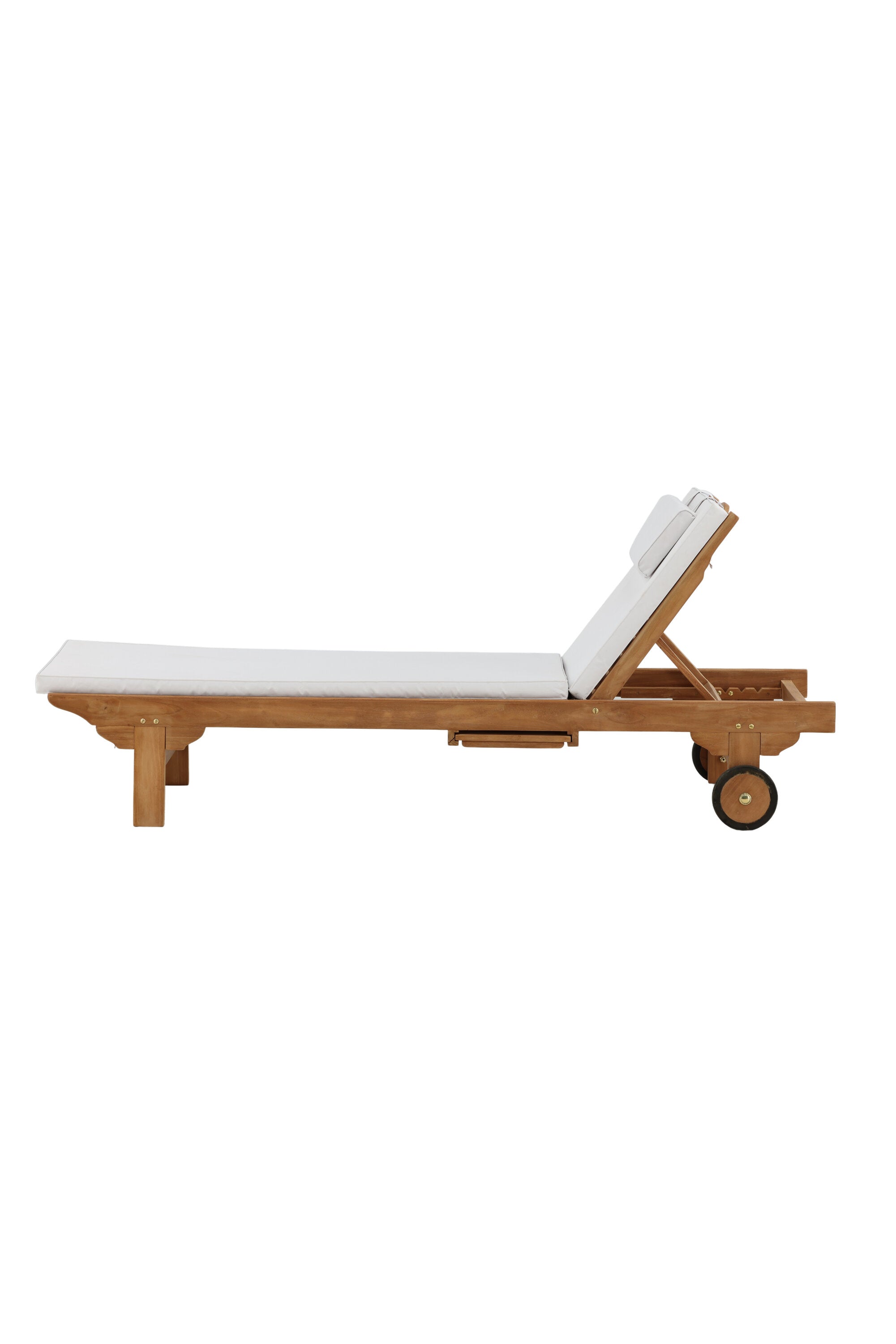 Ghana Sun Lounge in Natur präsentiert im Onlineshop von KAQTU Design AG. Liegestuhl ist von Venture Home