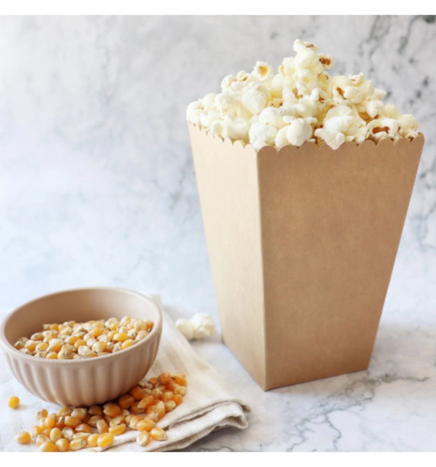 6er Set Popcorn Becher