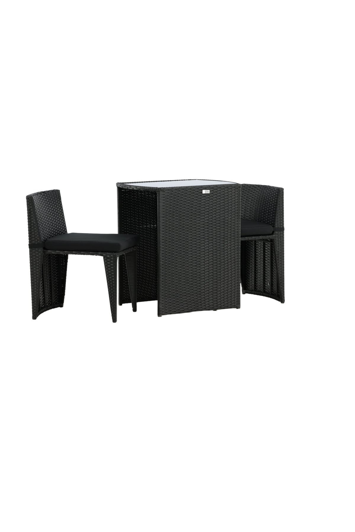 Savanna Café Outdoorset 66cm/2St. in Schwarz präsentiert im Onlineshop von KAQTU Design AG. Gartentischset ist von Venture Home